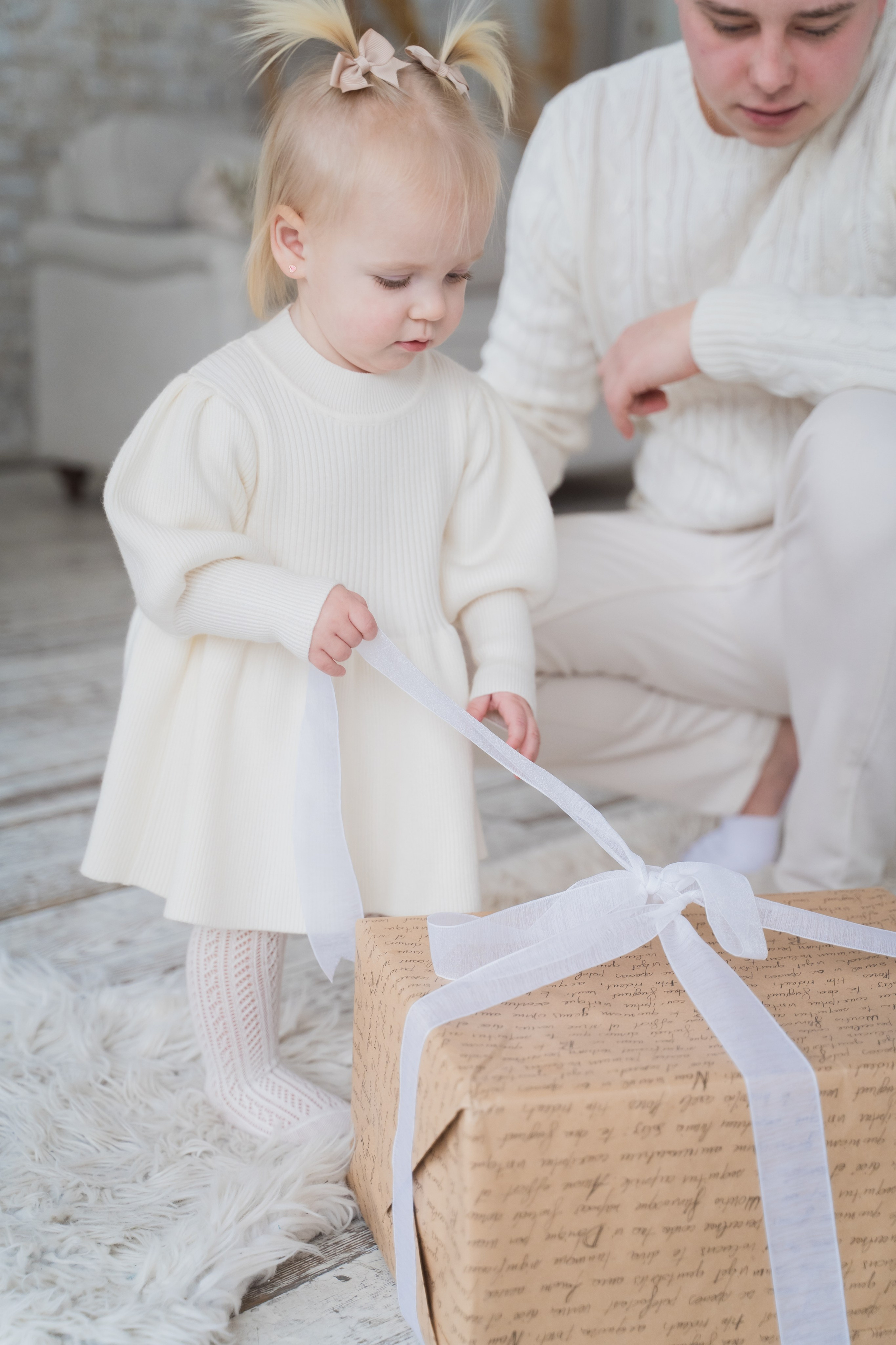 Новогодняя. Анастасия, Николай, Николь. Фотограф в Москве Ленарская Дарья