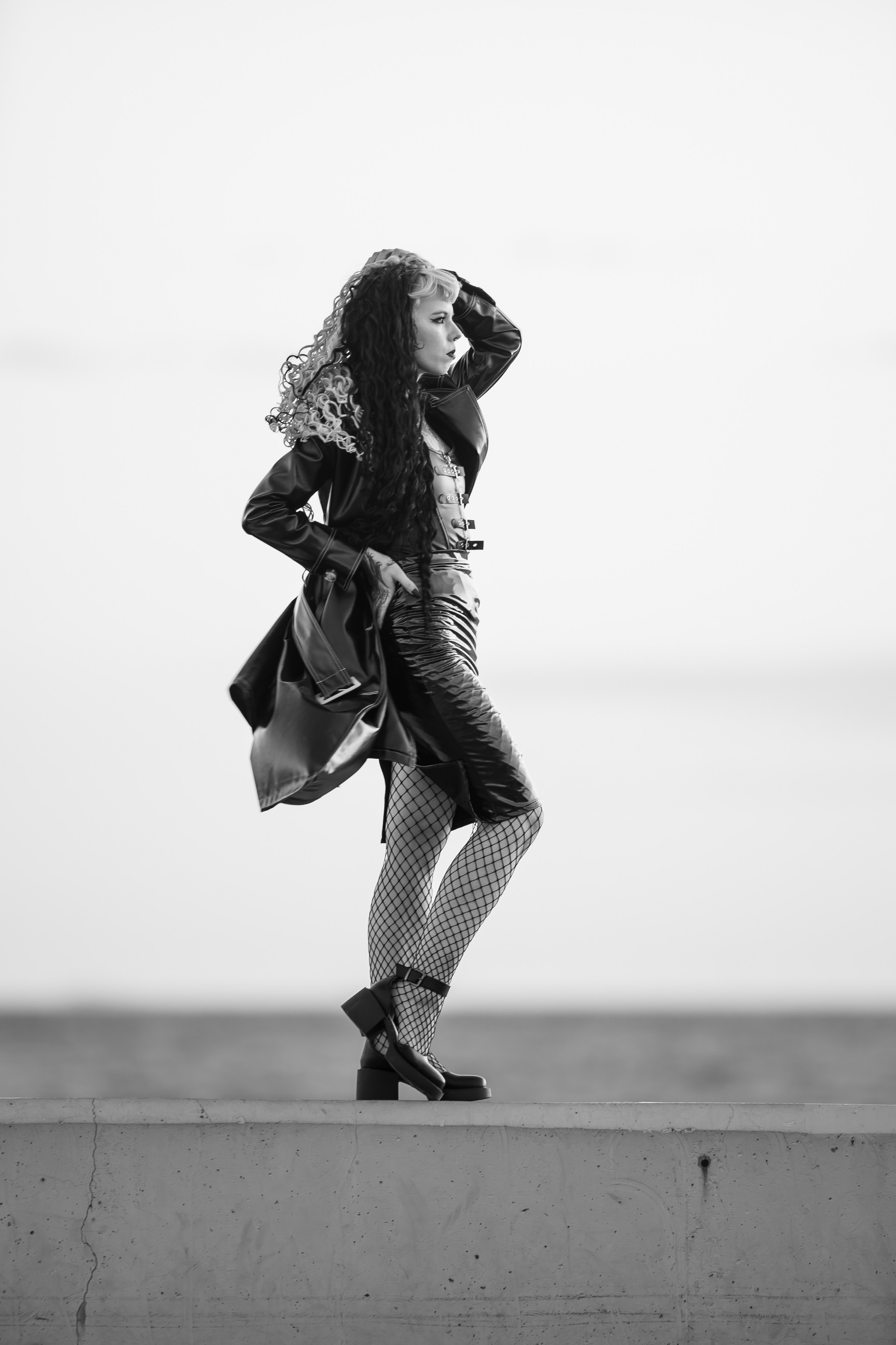 Оля. Паркинг. Портретный фотограф в Санкт-Петербурге Александр Быстрицкий