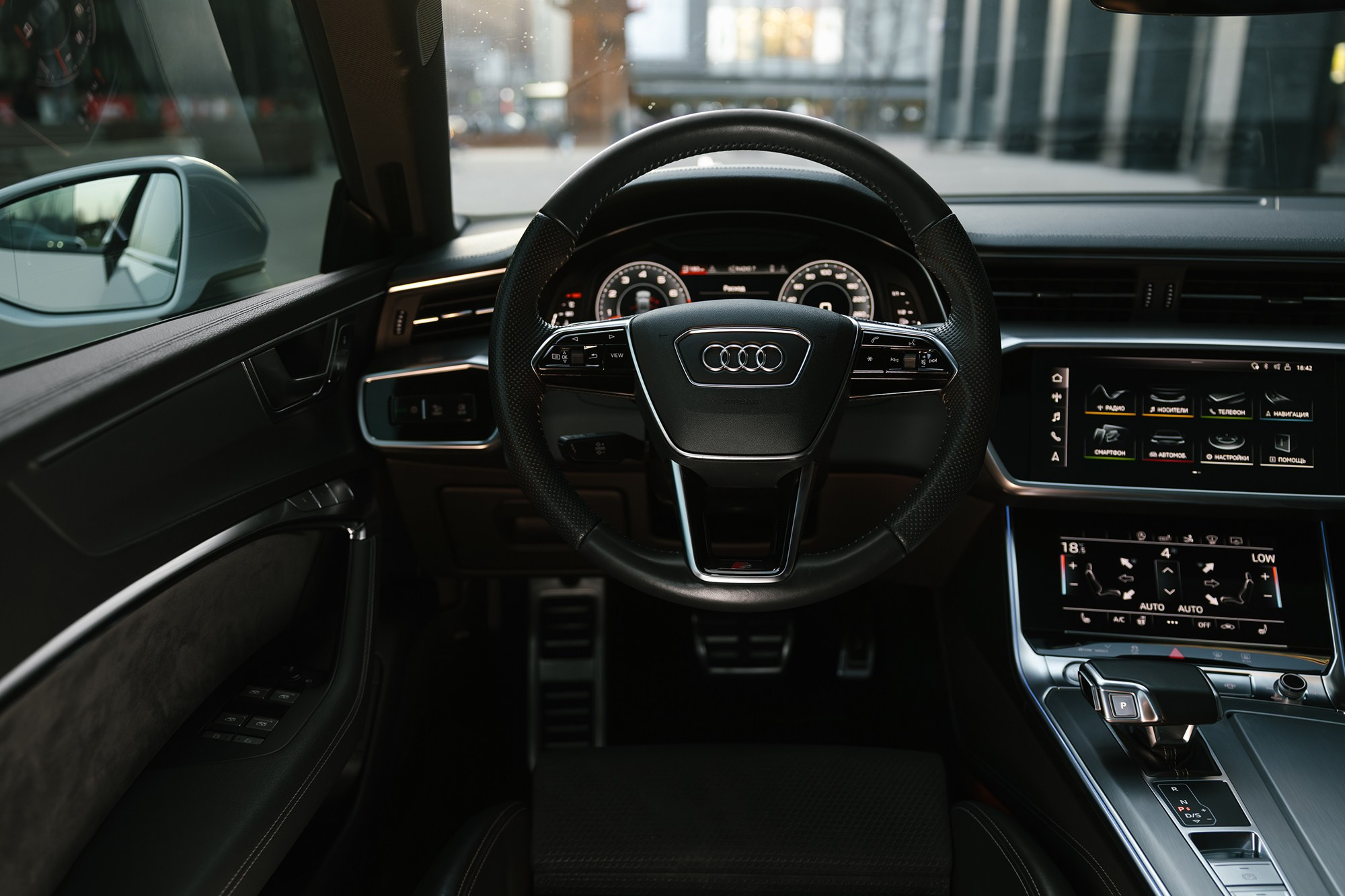 Audi A7 3.0 AMT, 55 TFSI 3.0 quattro S tronic (340 л. с.), 2019 год. Автосалон «Х-Авто»