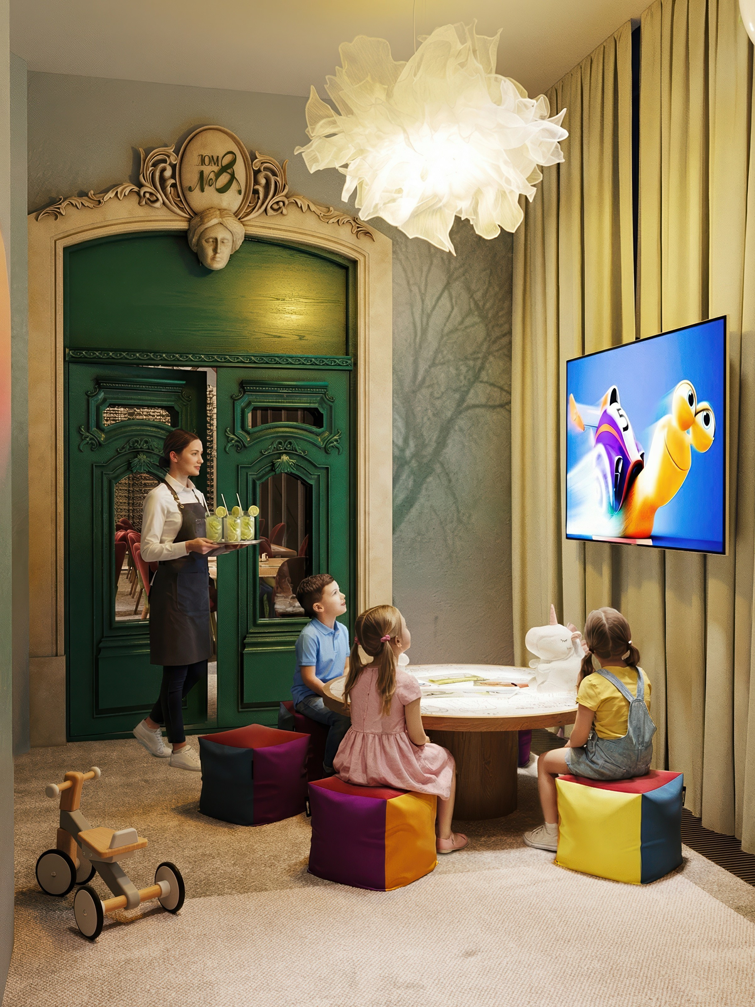 Дом № 8. Клиент: SVОЁ buro. Евгений Пырков — 3d визуализатор интерьеров и экстерьеров России