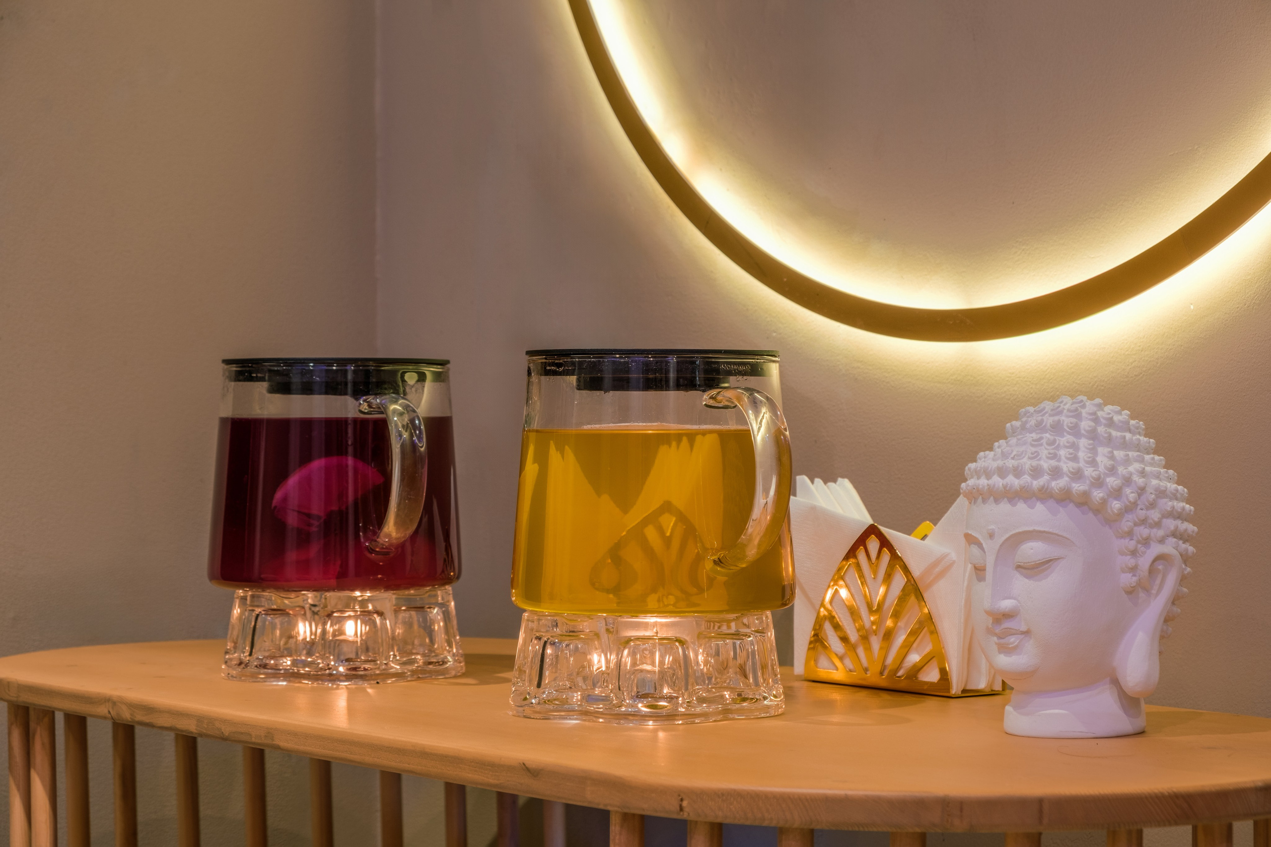 Интерьерная фотосъёмка SPA-салона Тайрай