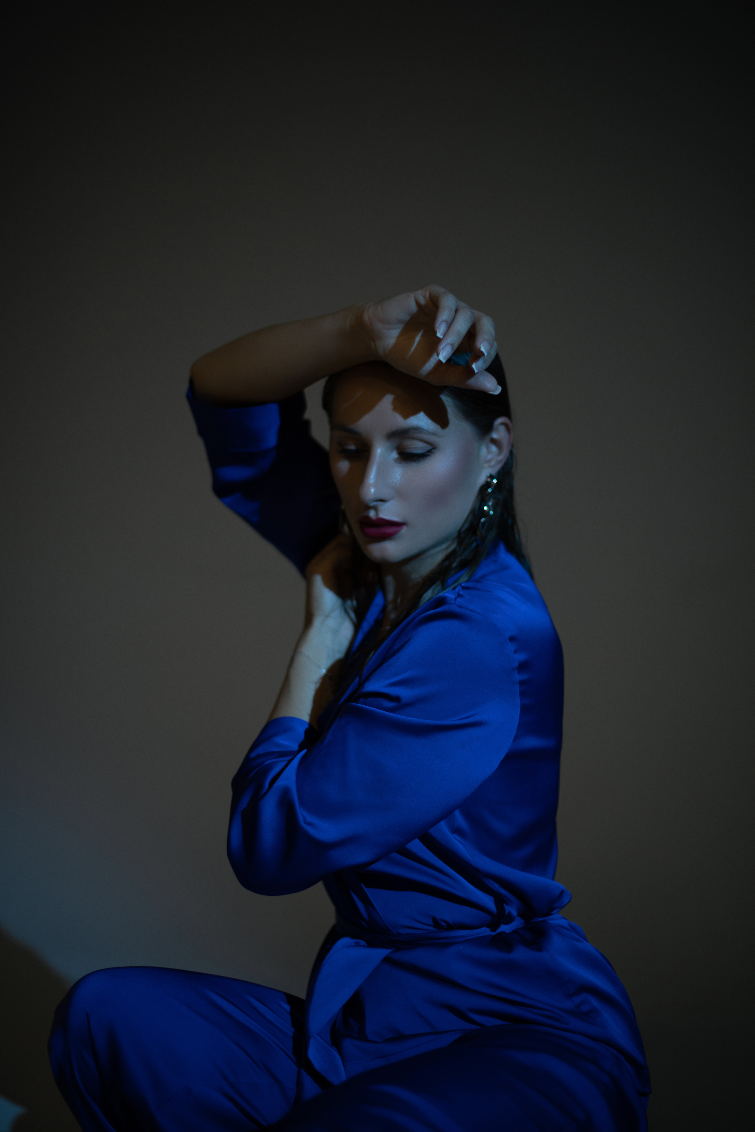 Ирина «Blue moon». Фотограф Мария Щеголькова. Чувственный женский портрет