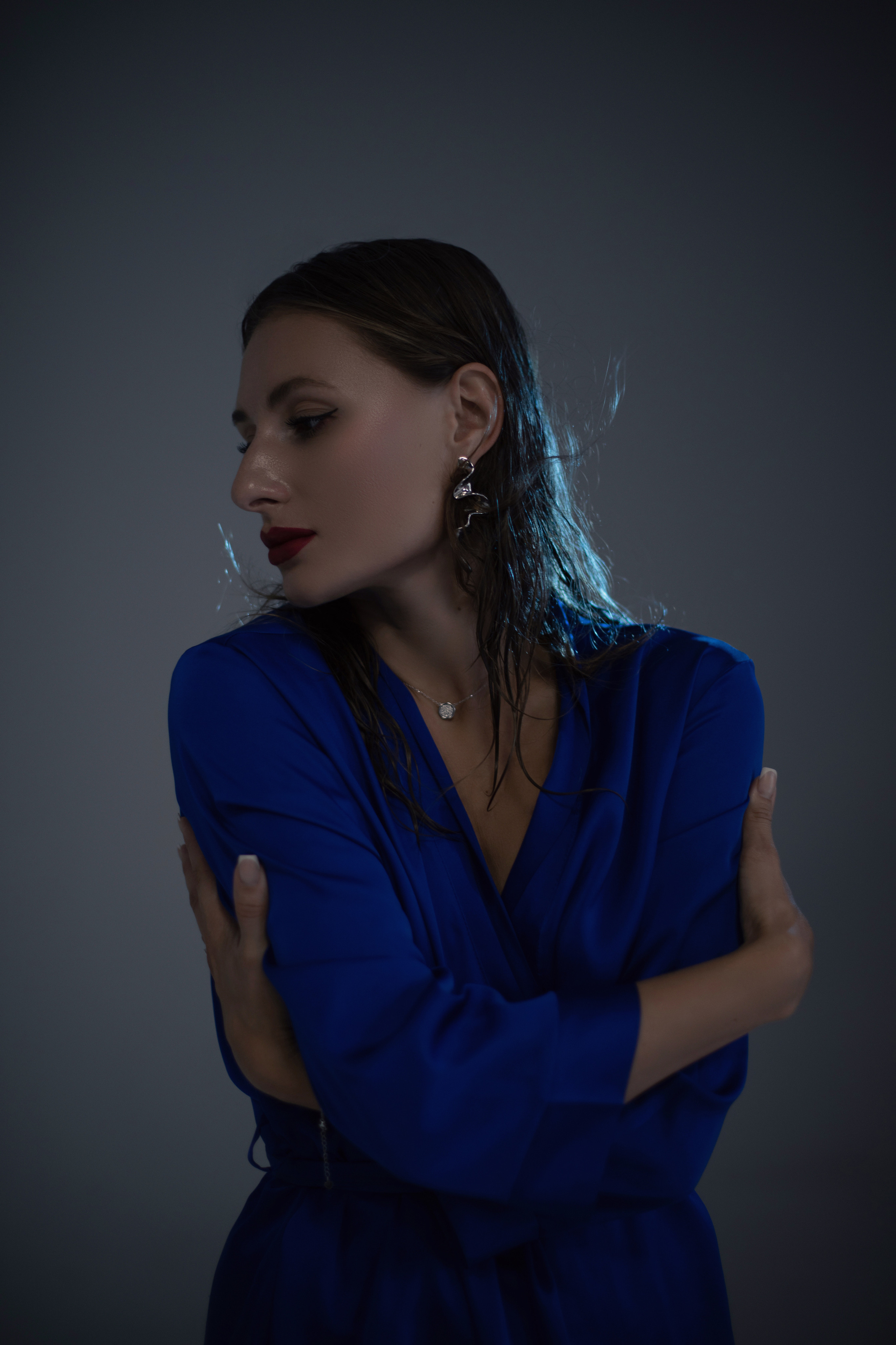 Ирина «Blue moon». Фотограф Мария Щеголькова. Чувственный женский портрет