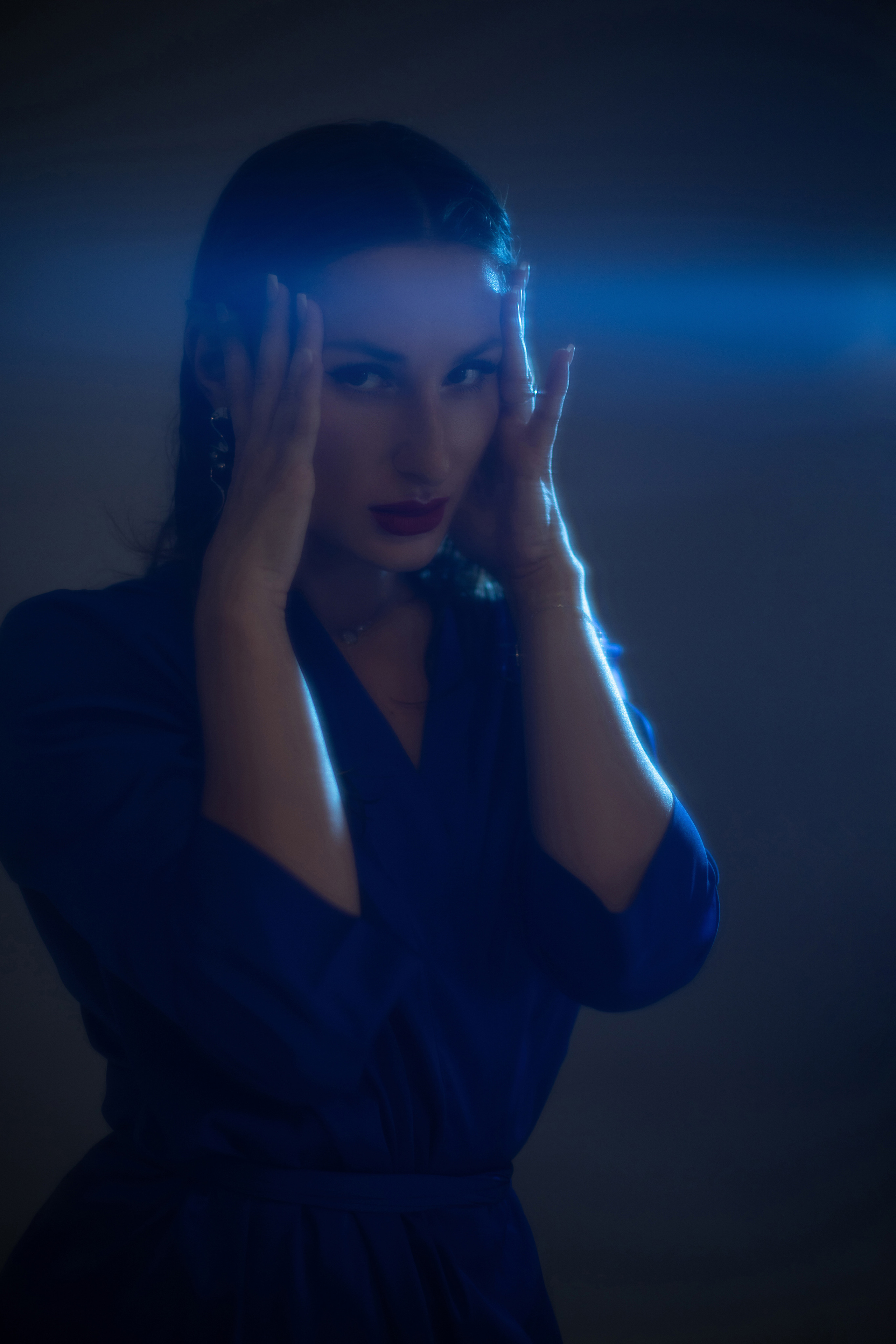 Ирина «Blue moon». Фотограф Мария Щеголькова. Чувственный женский портрет