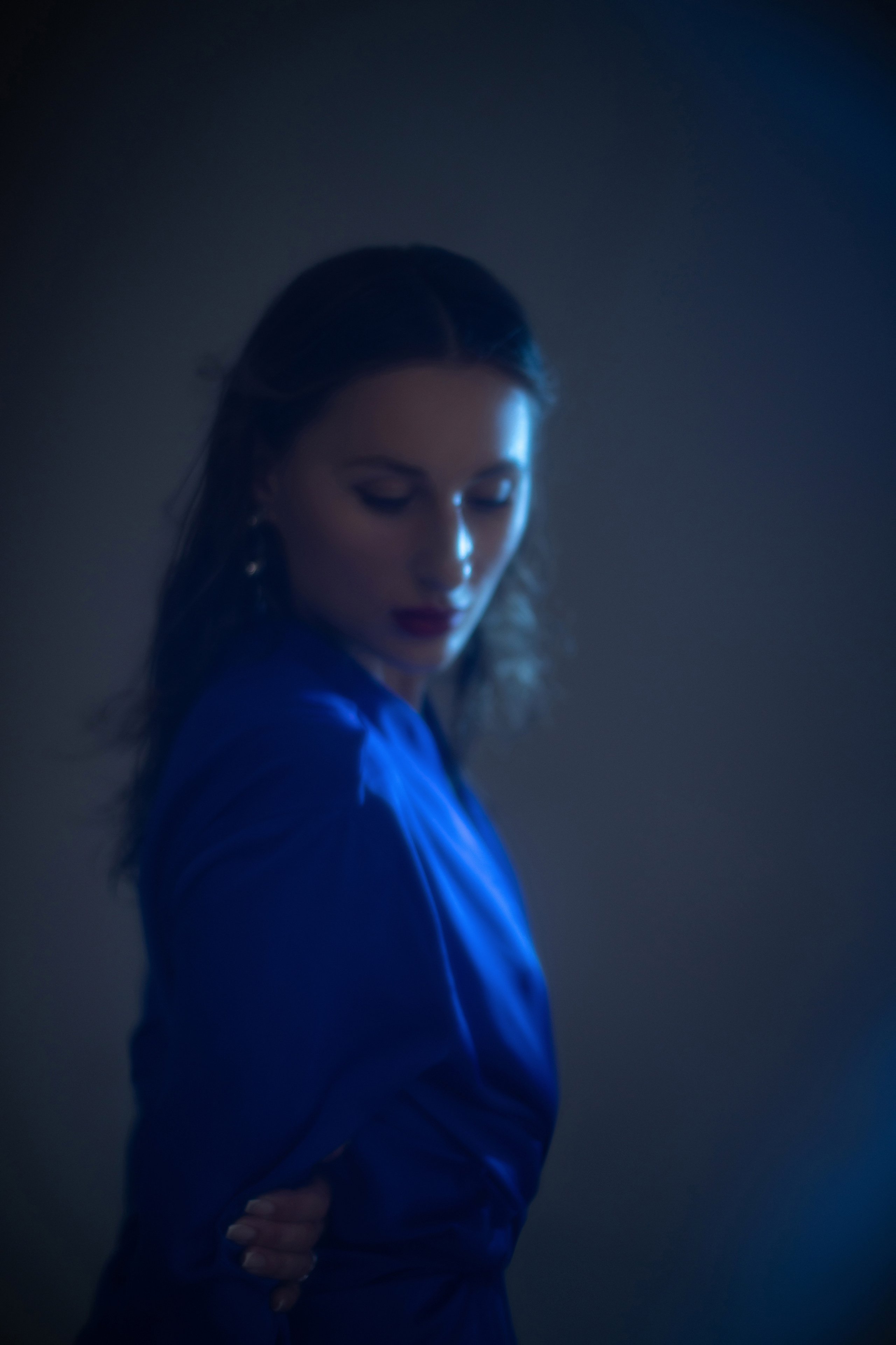 Ирина «Blue moon». Фотограф Мария Щеголькова. Чувственный женский портрет