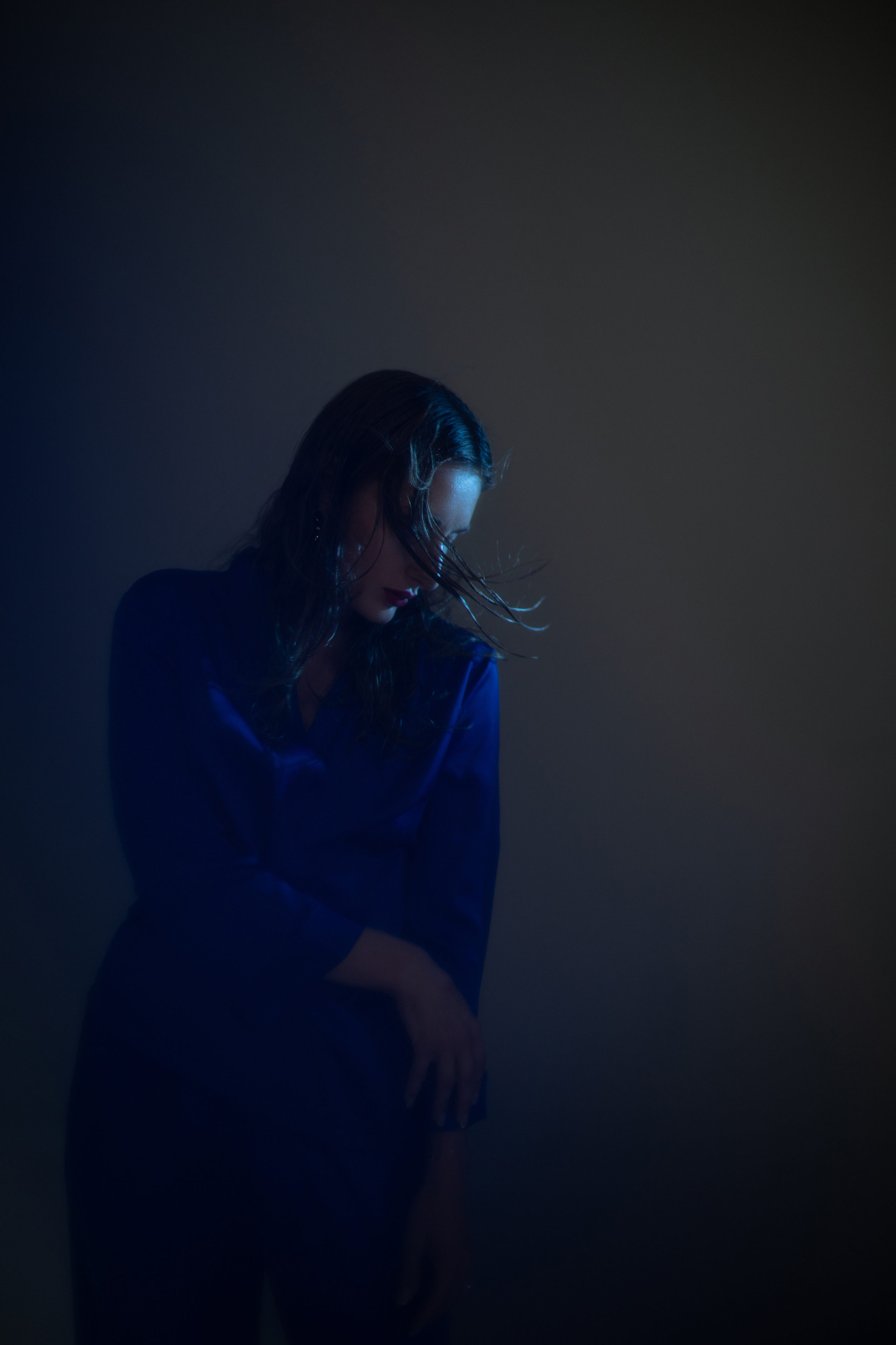 Ирина «Blue moon». Фотограф Мария Щеголькова. Чувственный женский портрет