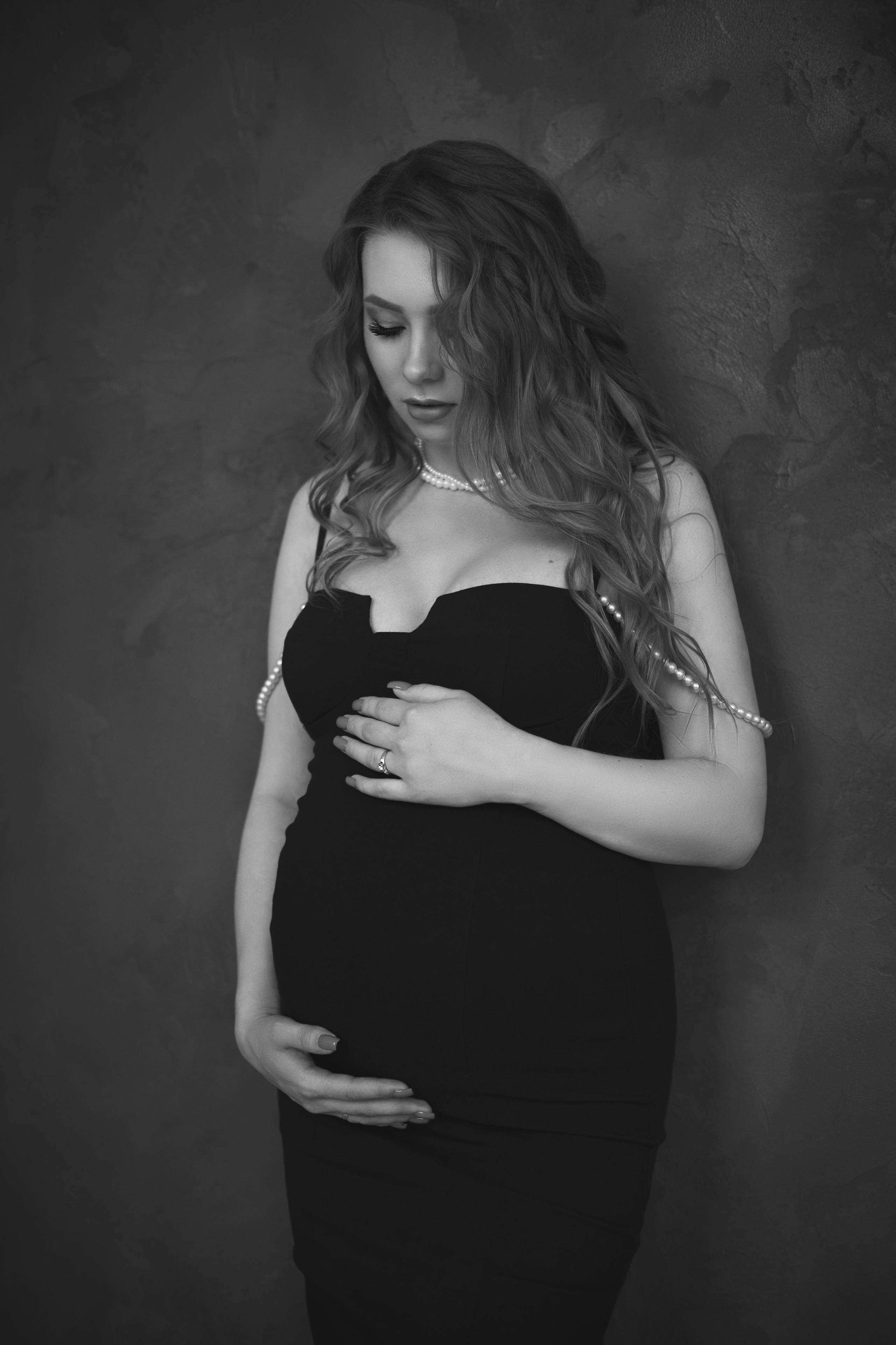 Беременность. Фотограф Мария Щеголькова. Чувственный женский портрет