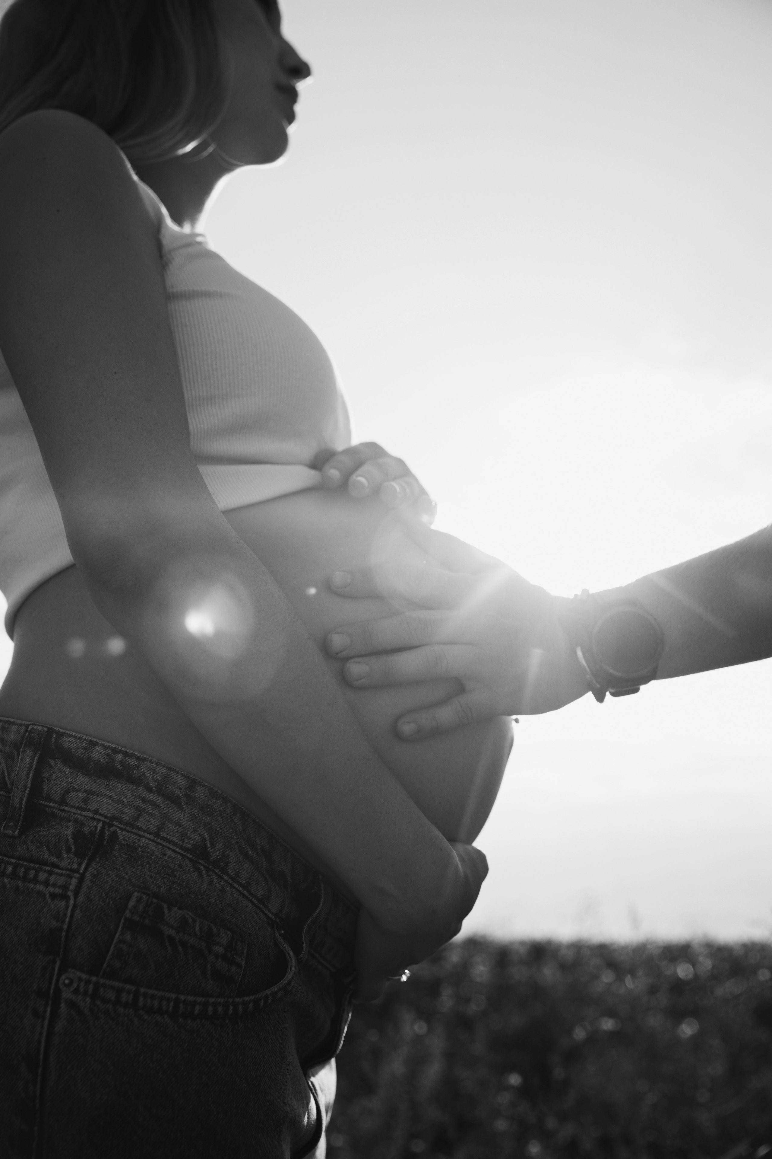 Беременность. Фотограф Мария Щеголькова. Чувственный женский портрет