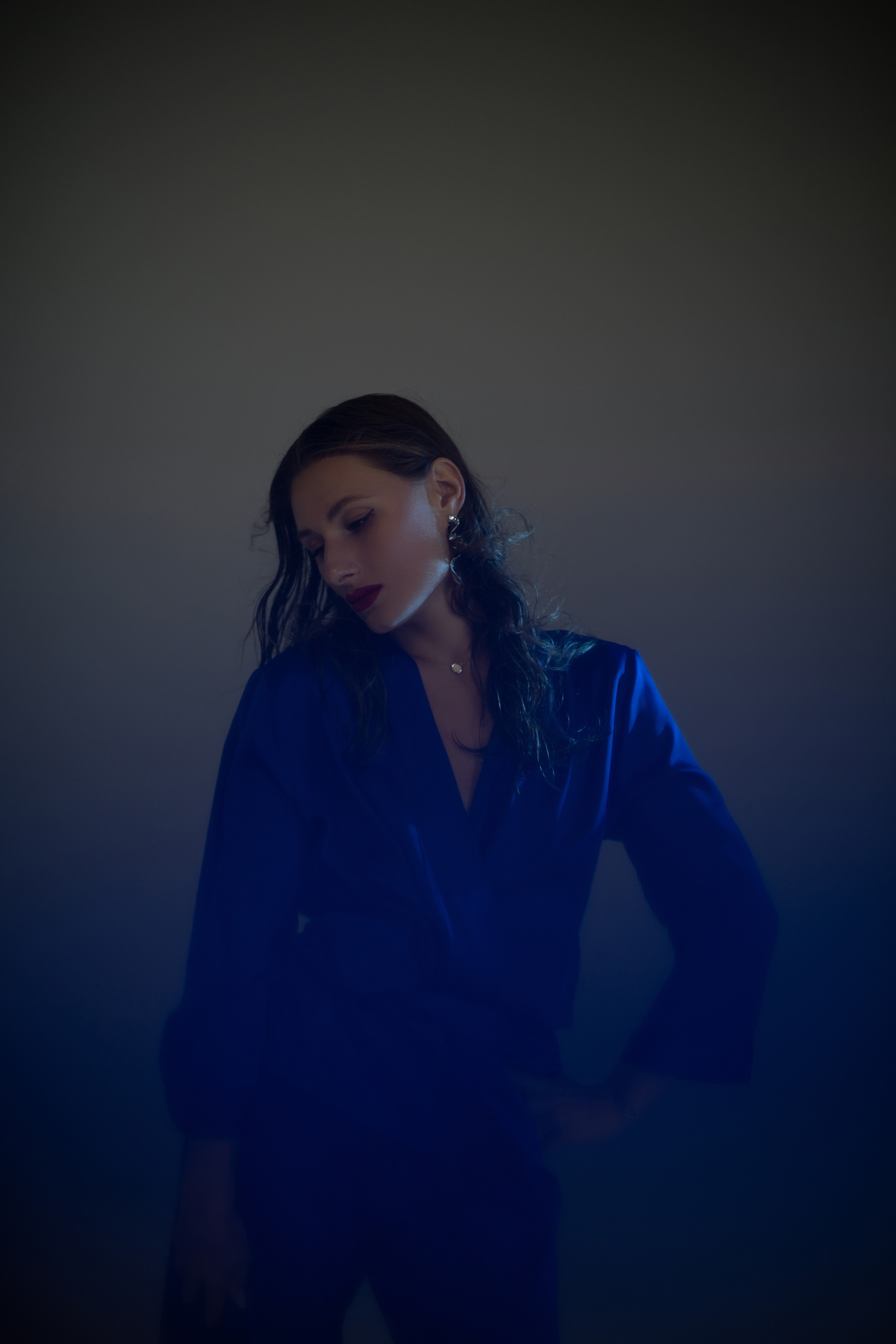 Ирина «Blue moon». Фотограф Мария Щеголькова. Чувственный женский портрет