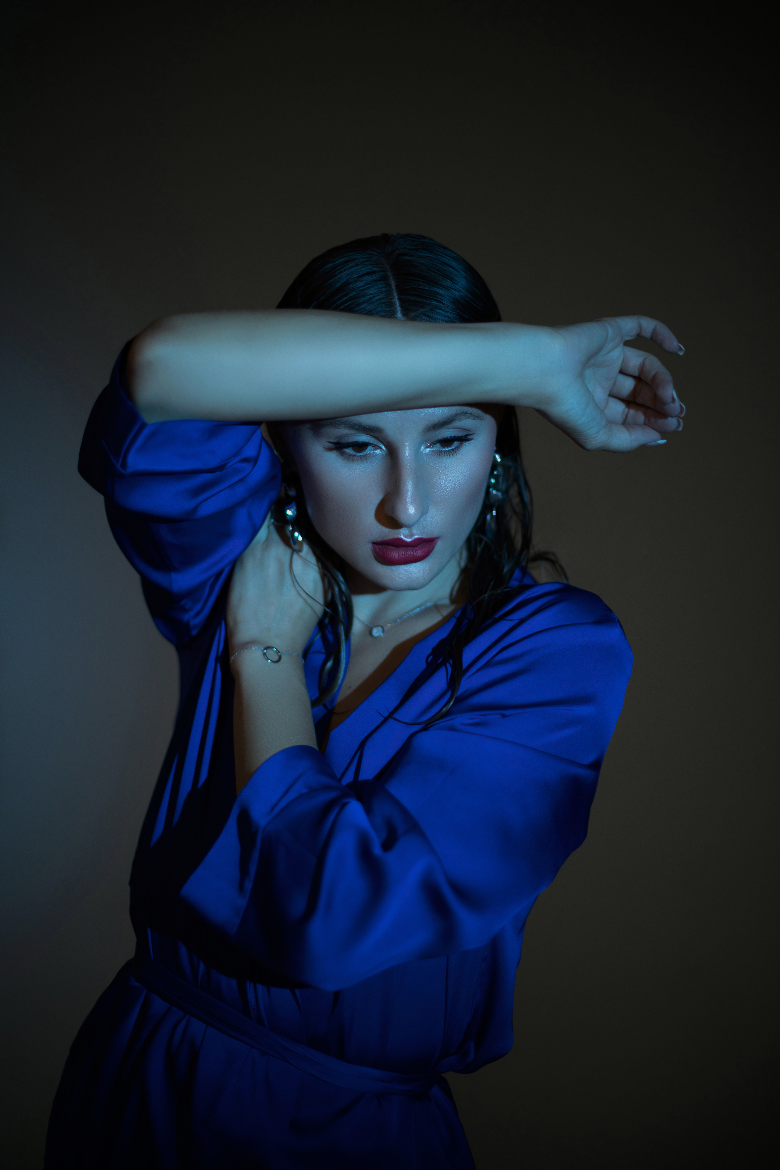 Ирина «Blue moon». Фотограф Мария Щеголькова. Чувственный женский портрет