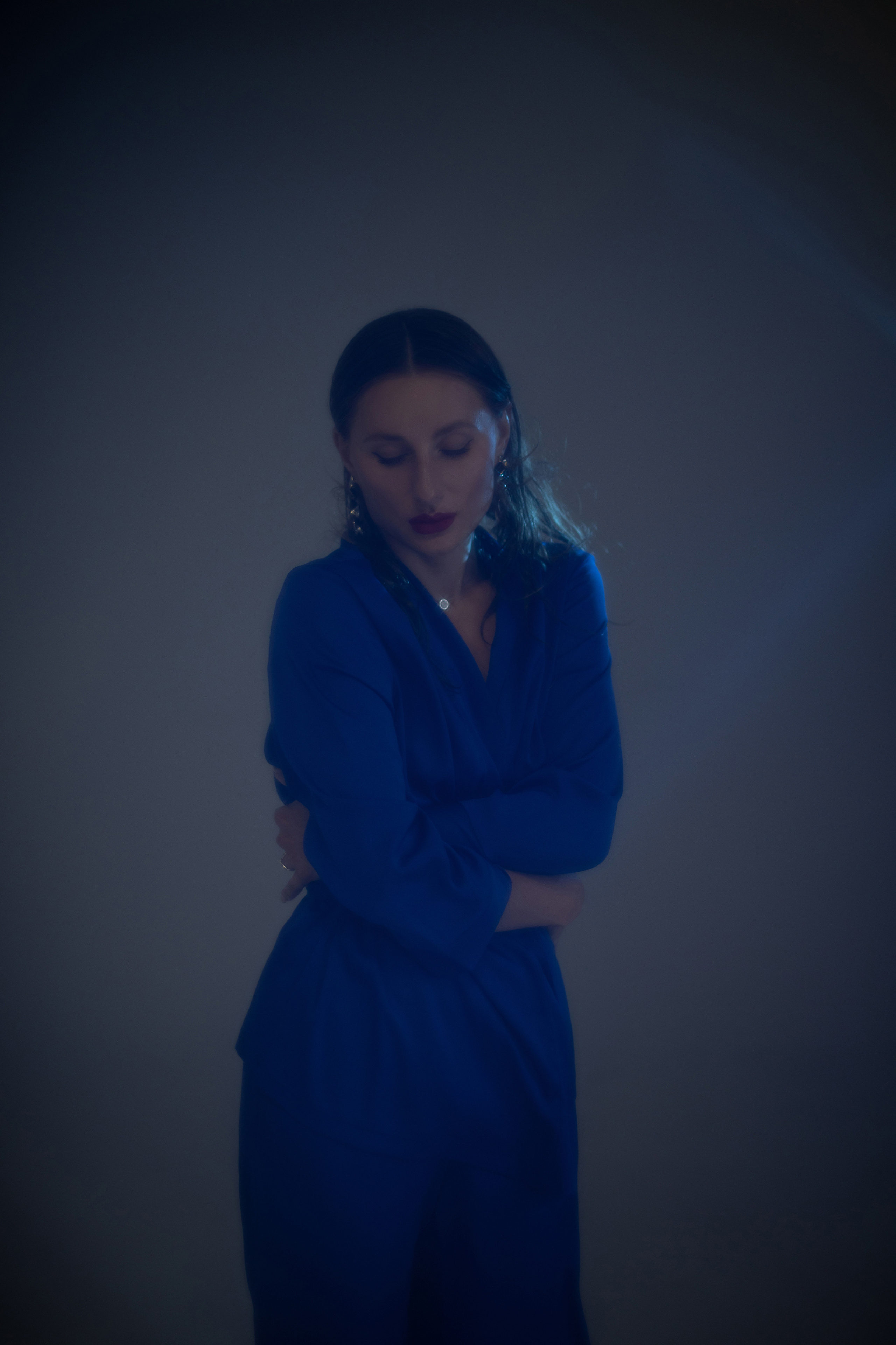 Ирина «Blue moon». Фотограф Мария Щеголькова. Чувственный женский портрет