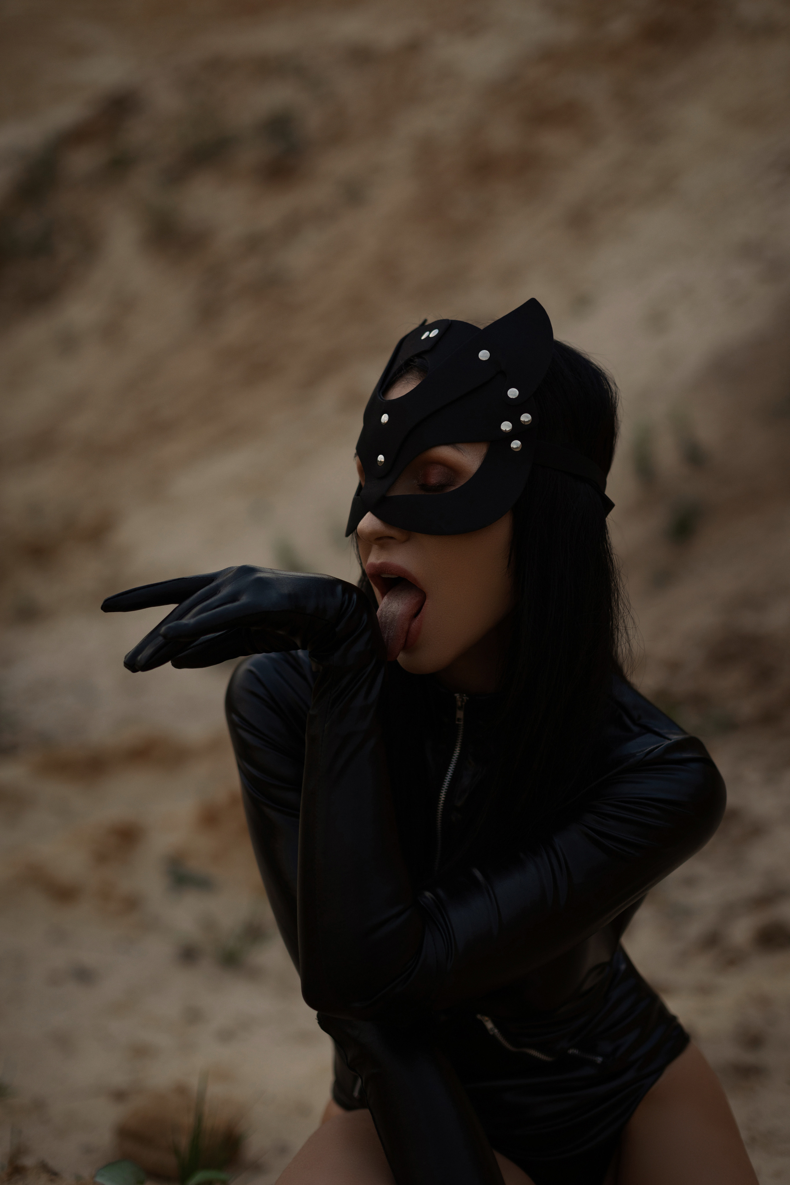 Женщина-кошка. Фотограф Мария Щеголькова. Чувственный женский портрет