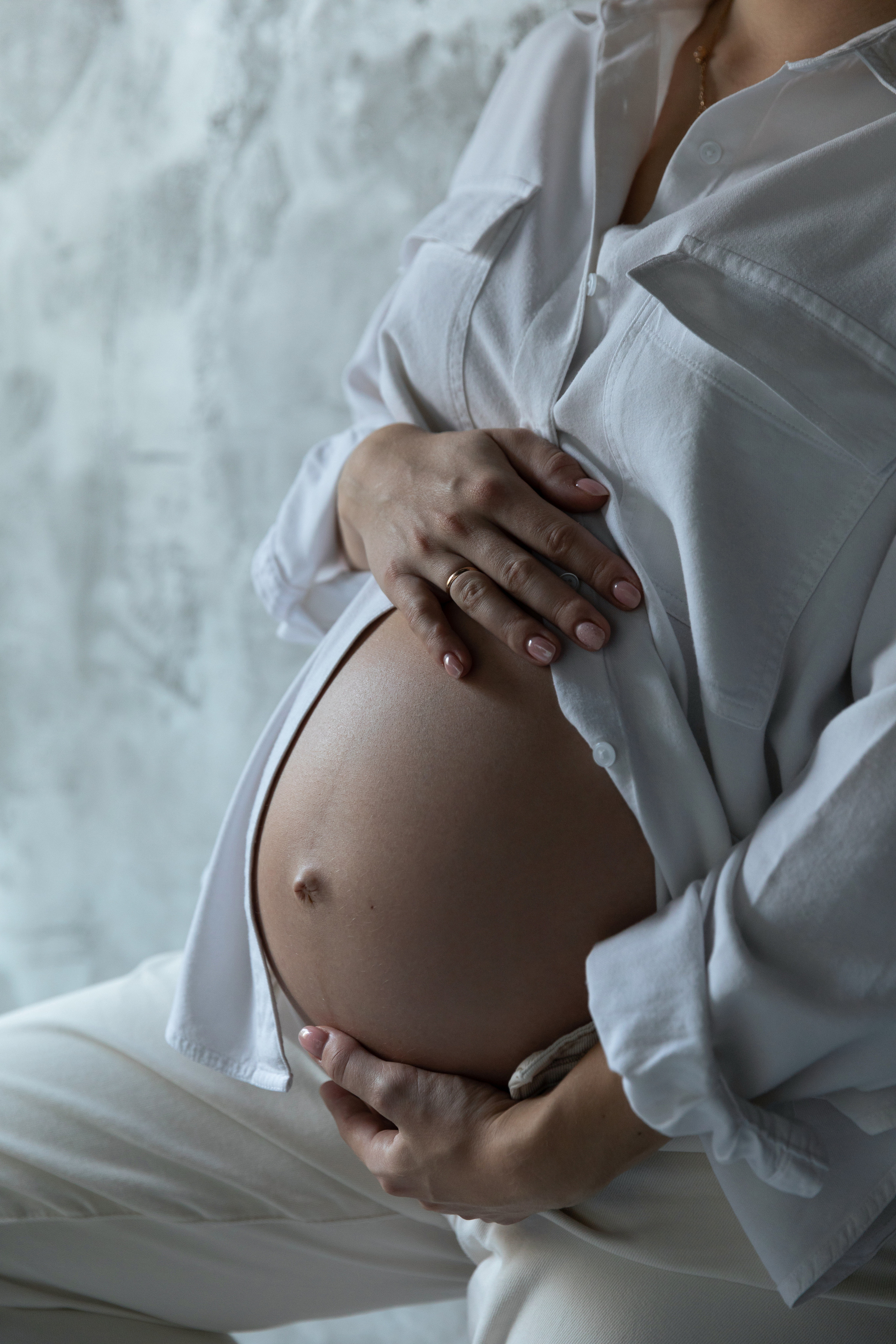 Беременность. Фотограф Мария Щеголькова. Чувственный женский портрет