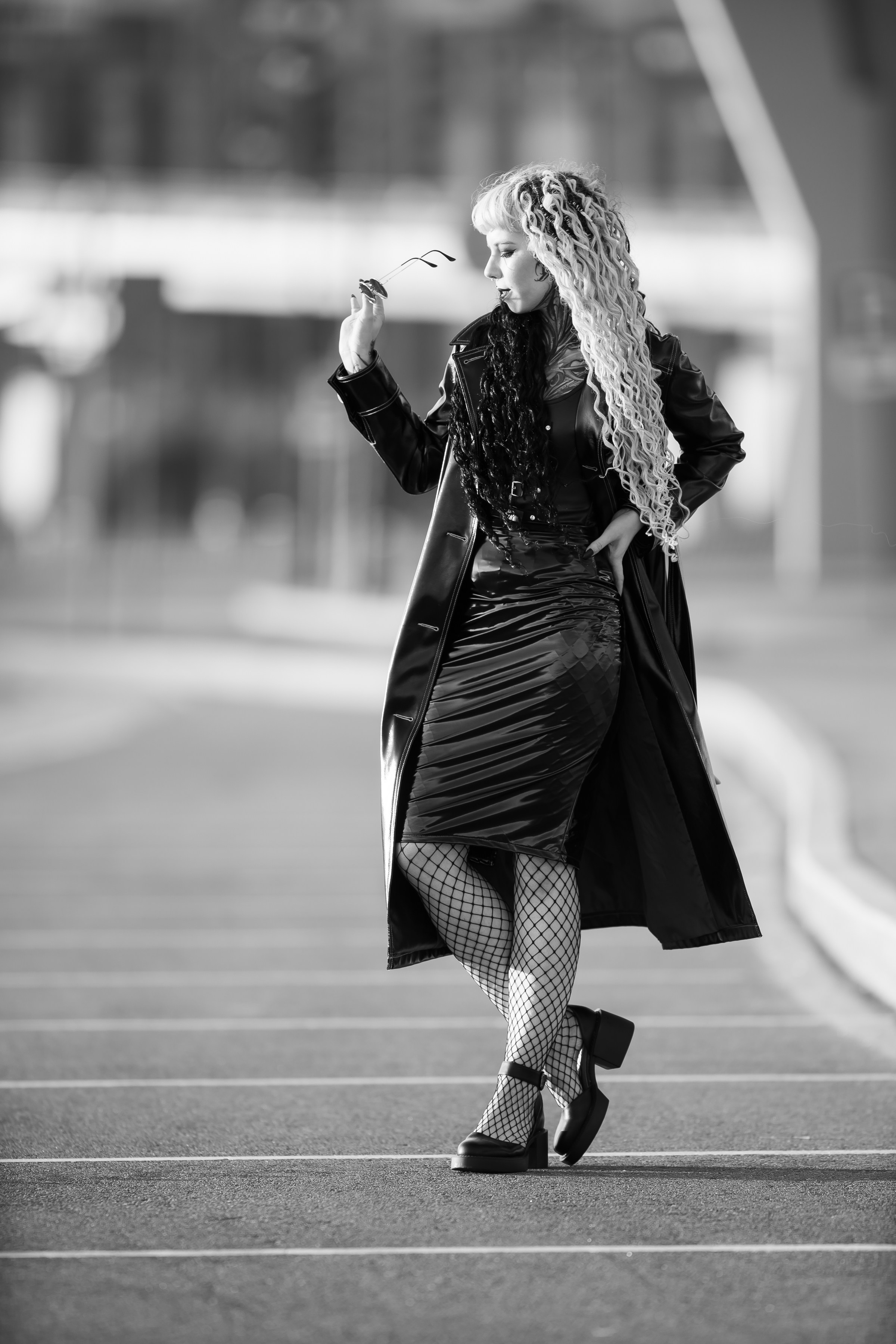 Оля. Паркинг. Портретный фотограф в Санкт-Петербурге Александр Быстрицкий