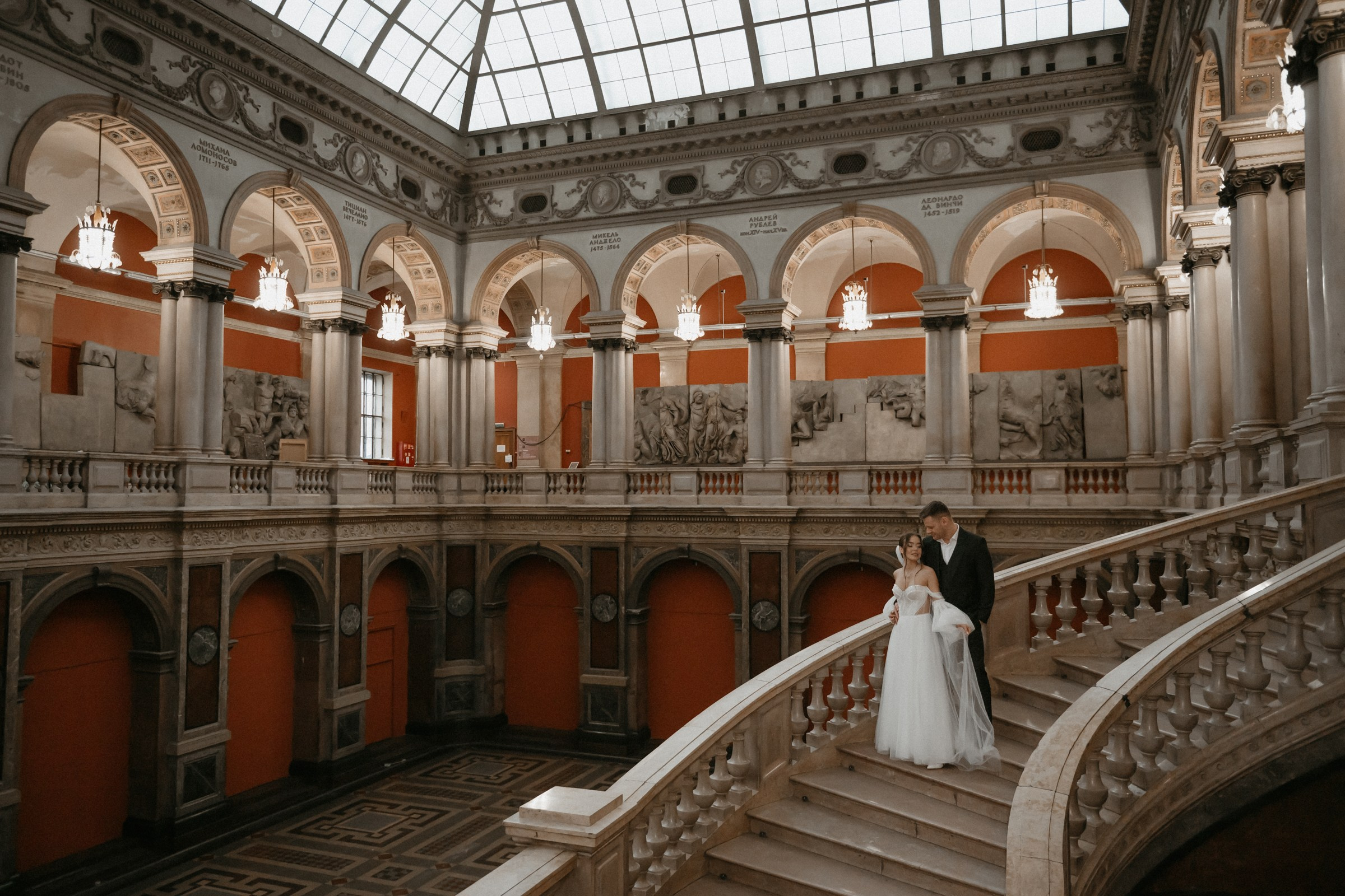 свадебная фотосессия в академии Штиглица