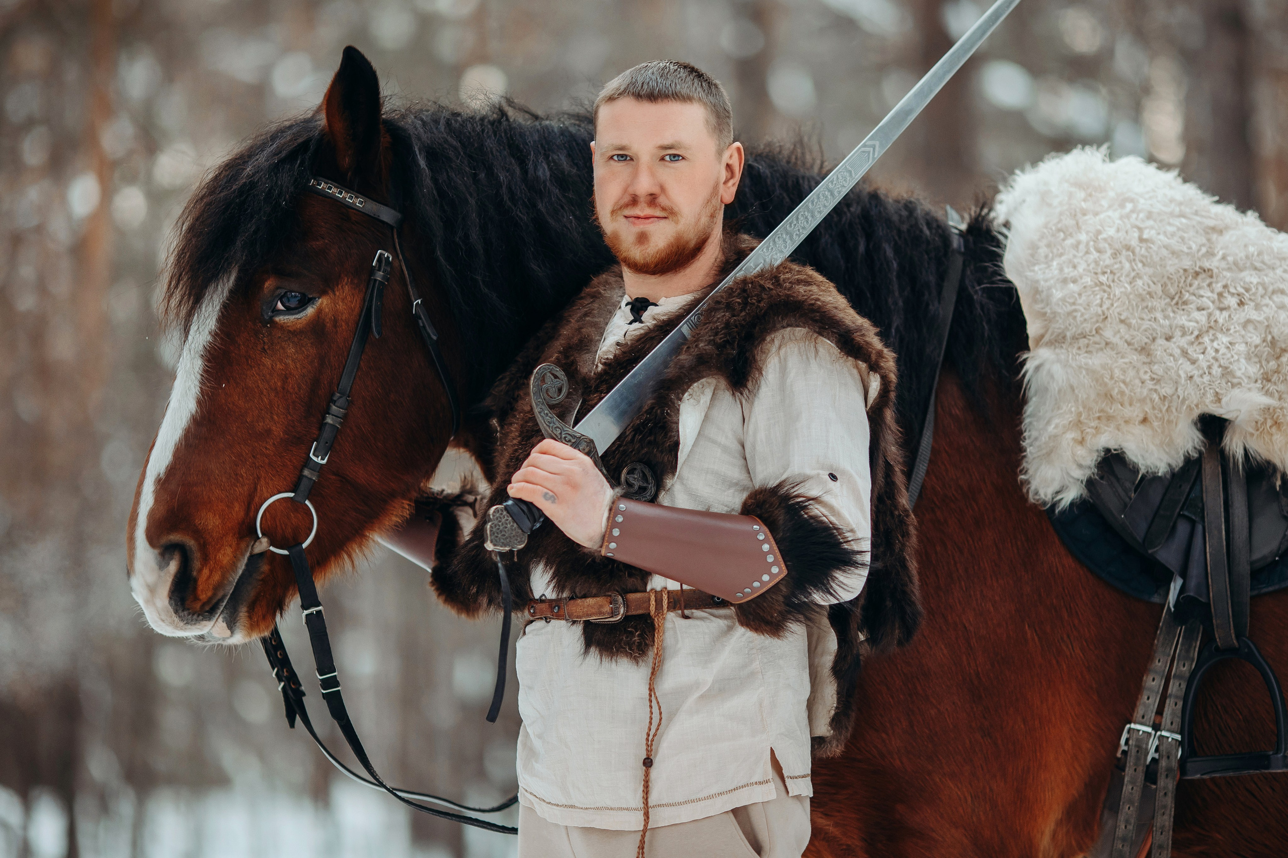 Викинги. Анна Молчанова конный фотограф в Тюмени | фотосессии с лошадьми Тюмень