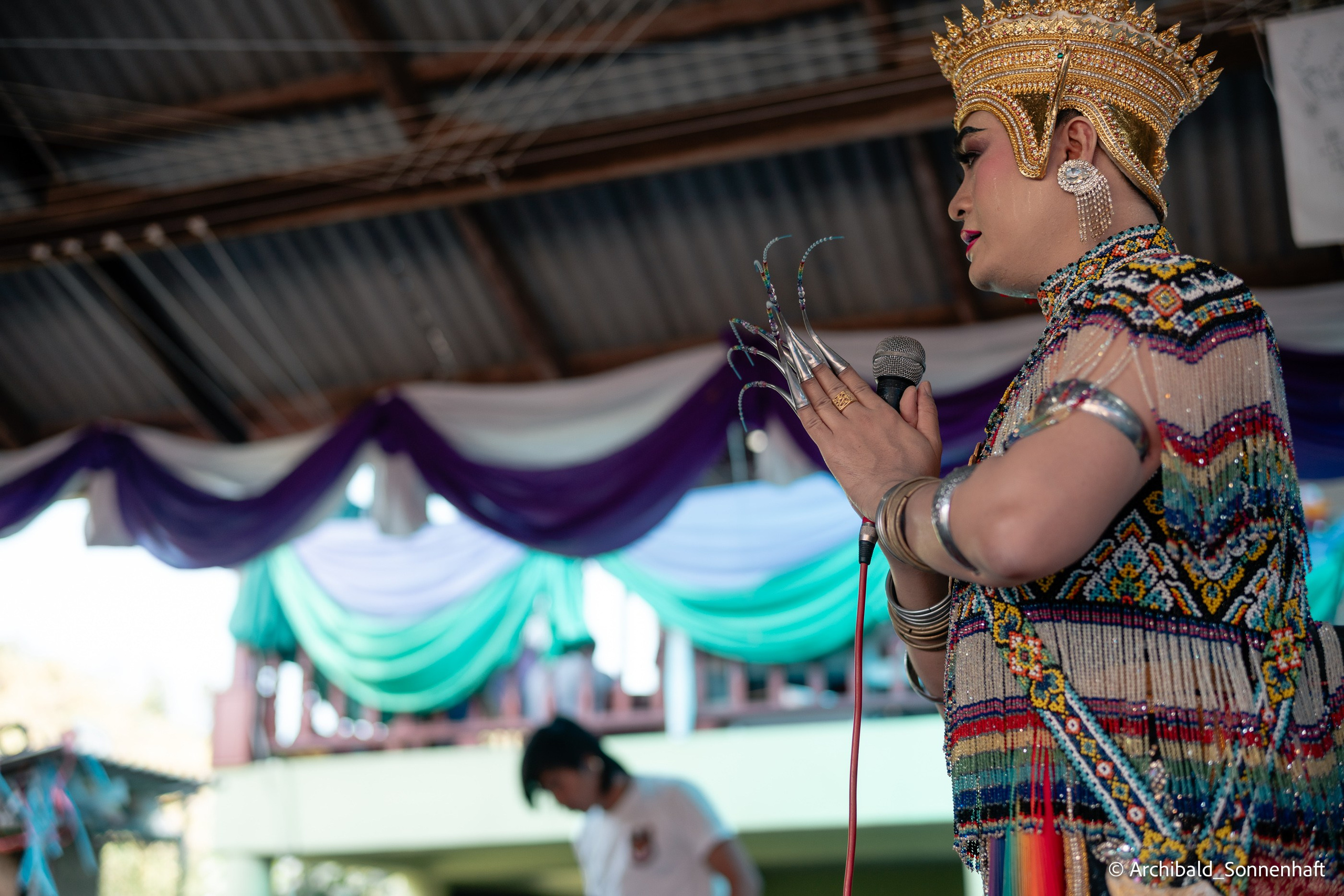 Thai monk. Photographer in Guangzhou, China. Archibald Sonnenhaft