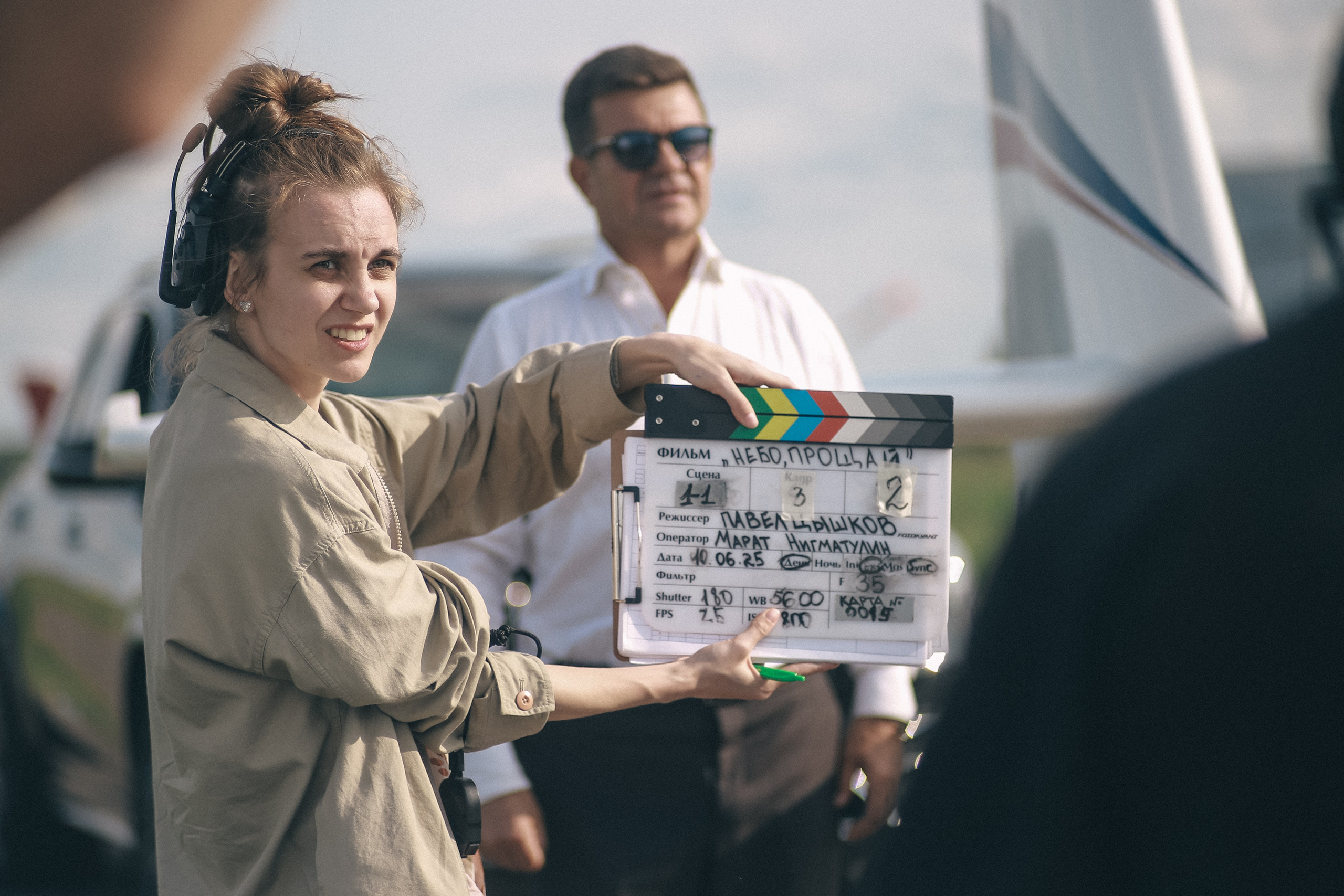 Съёмки фильма «Небо, прощай!». Аэродром Северка. Антонина Морозова, профессиональный семейный фотограф видеограф