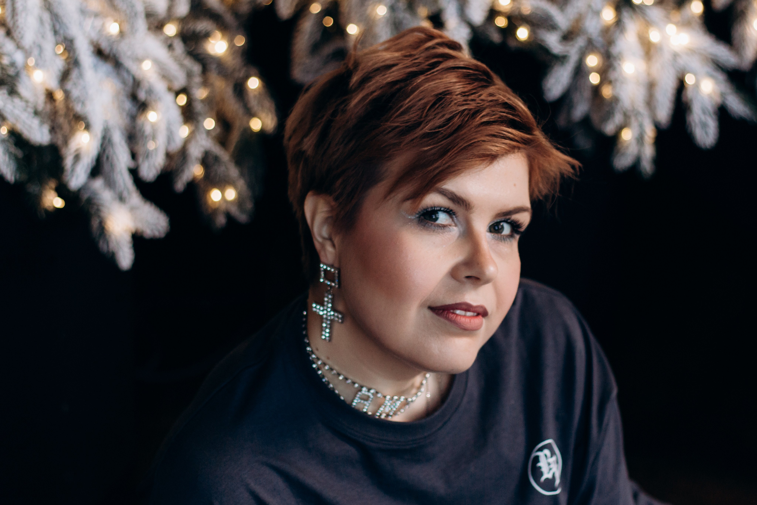 Анастасия. Портрет в студии. Новогодняя фотосессия Екатеринбург. Фотограф в Екатеринбурге Пойгина Елена