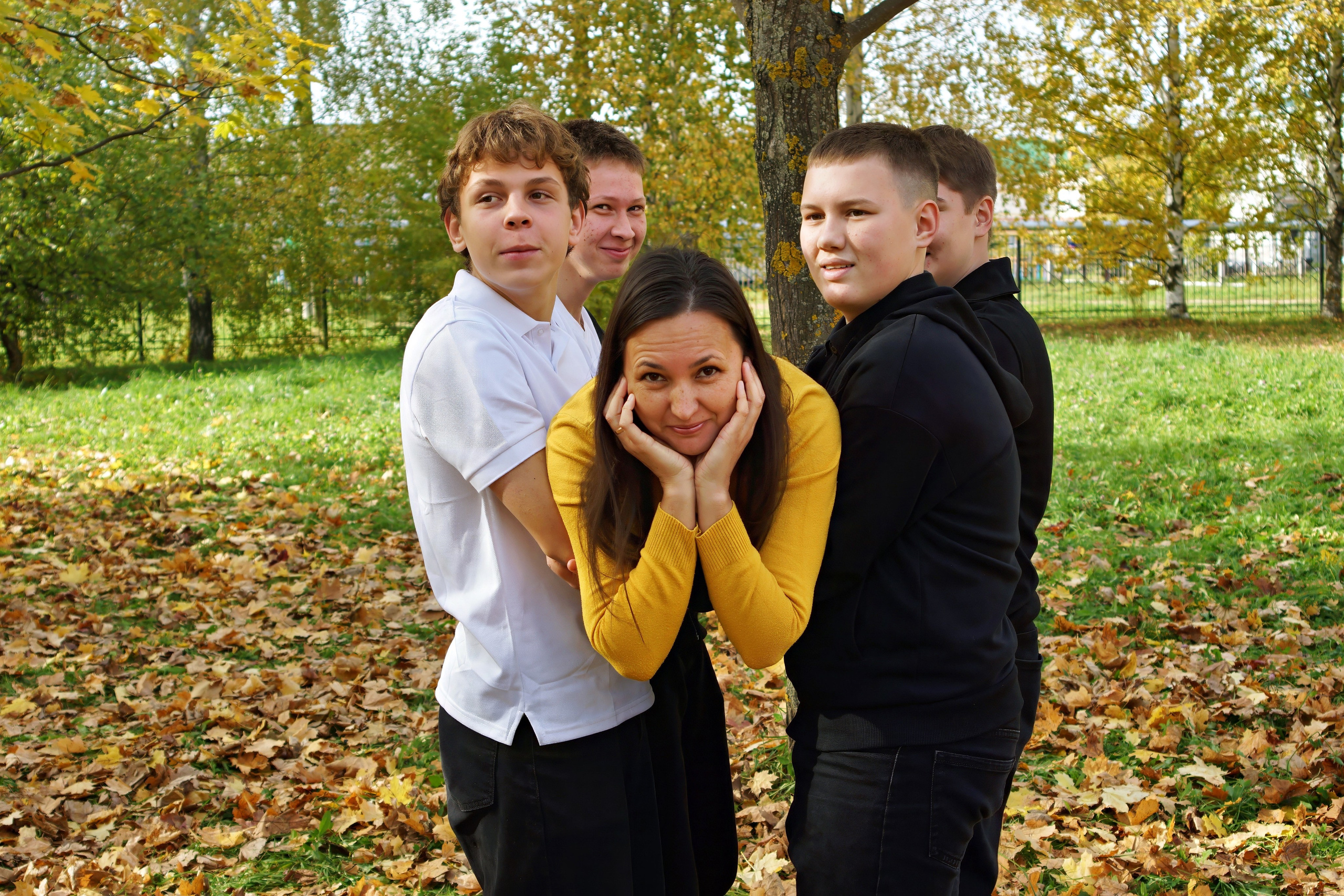 Осенняя фотосессия в школе г. Йошкар-Ола