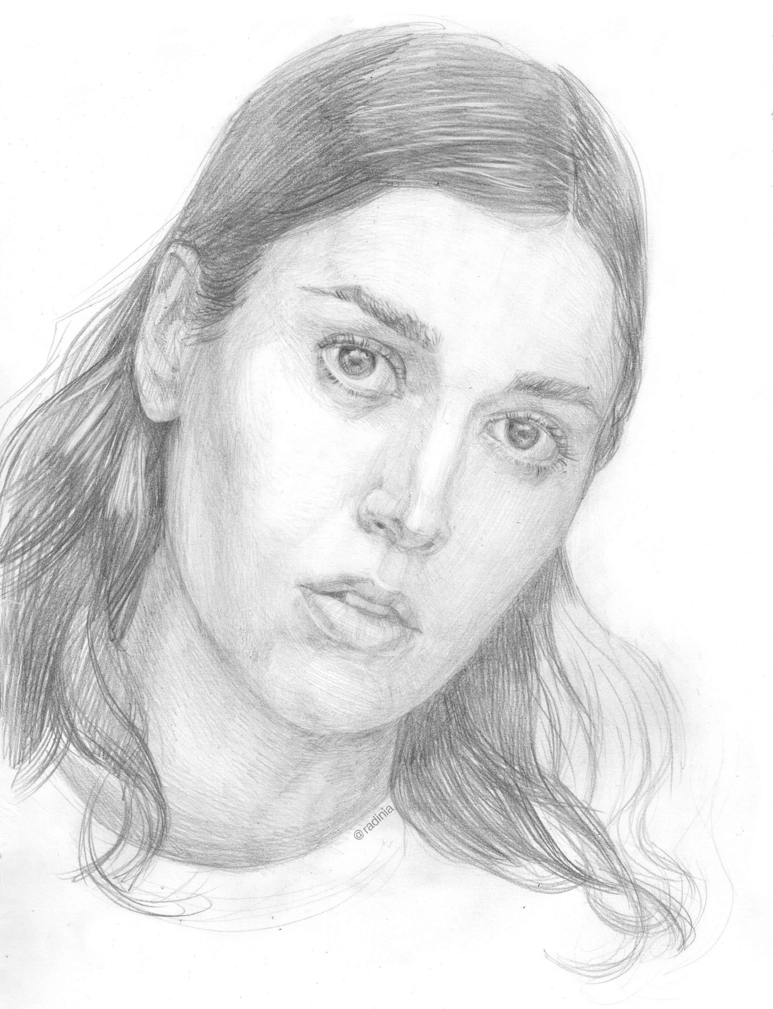 Портреты карандашом. Динара Байгельдина — Графический дизайнер и художник-иллюстратор
