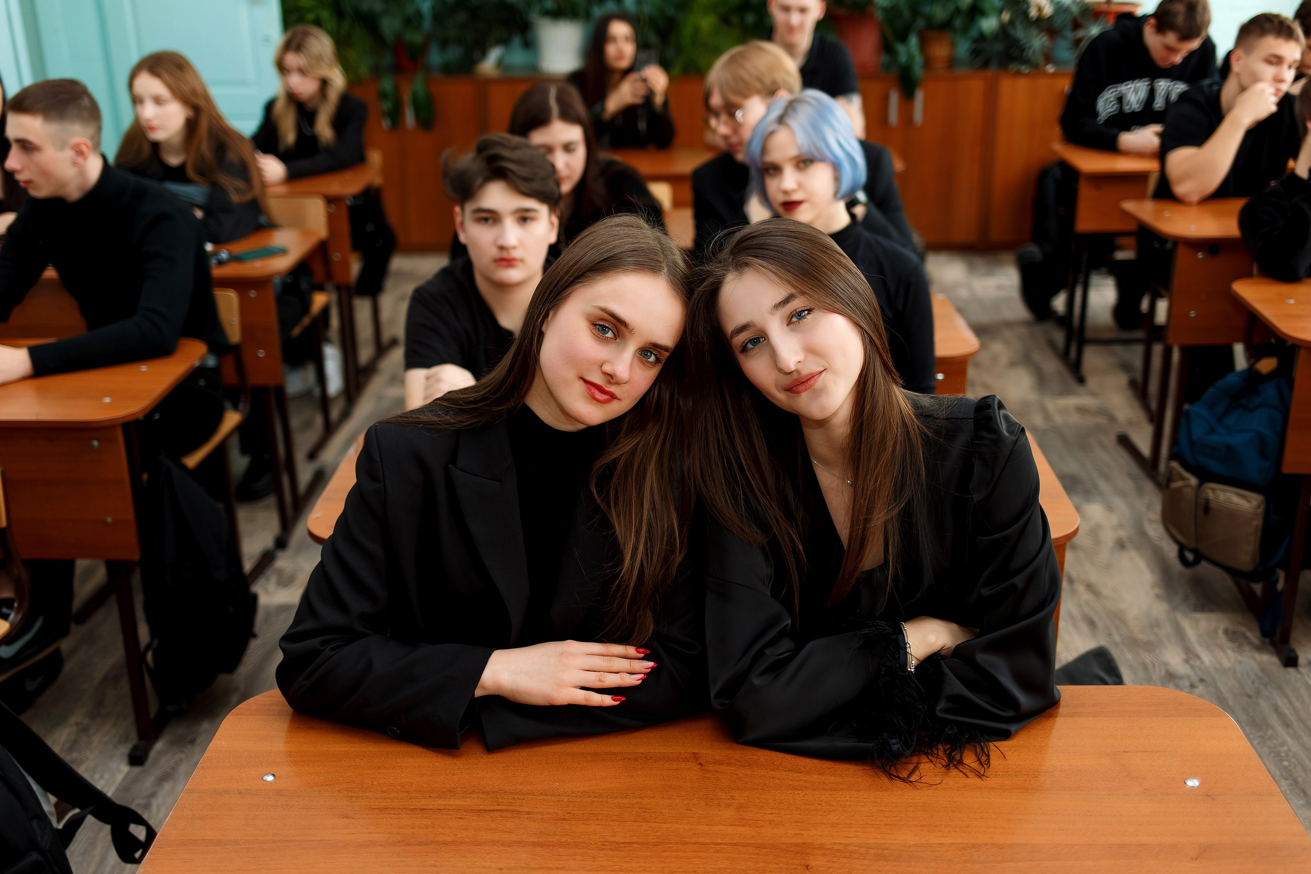 11 класс съемка в школе. Фотограф Любовь Корниенко, Примоский край