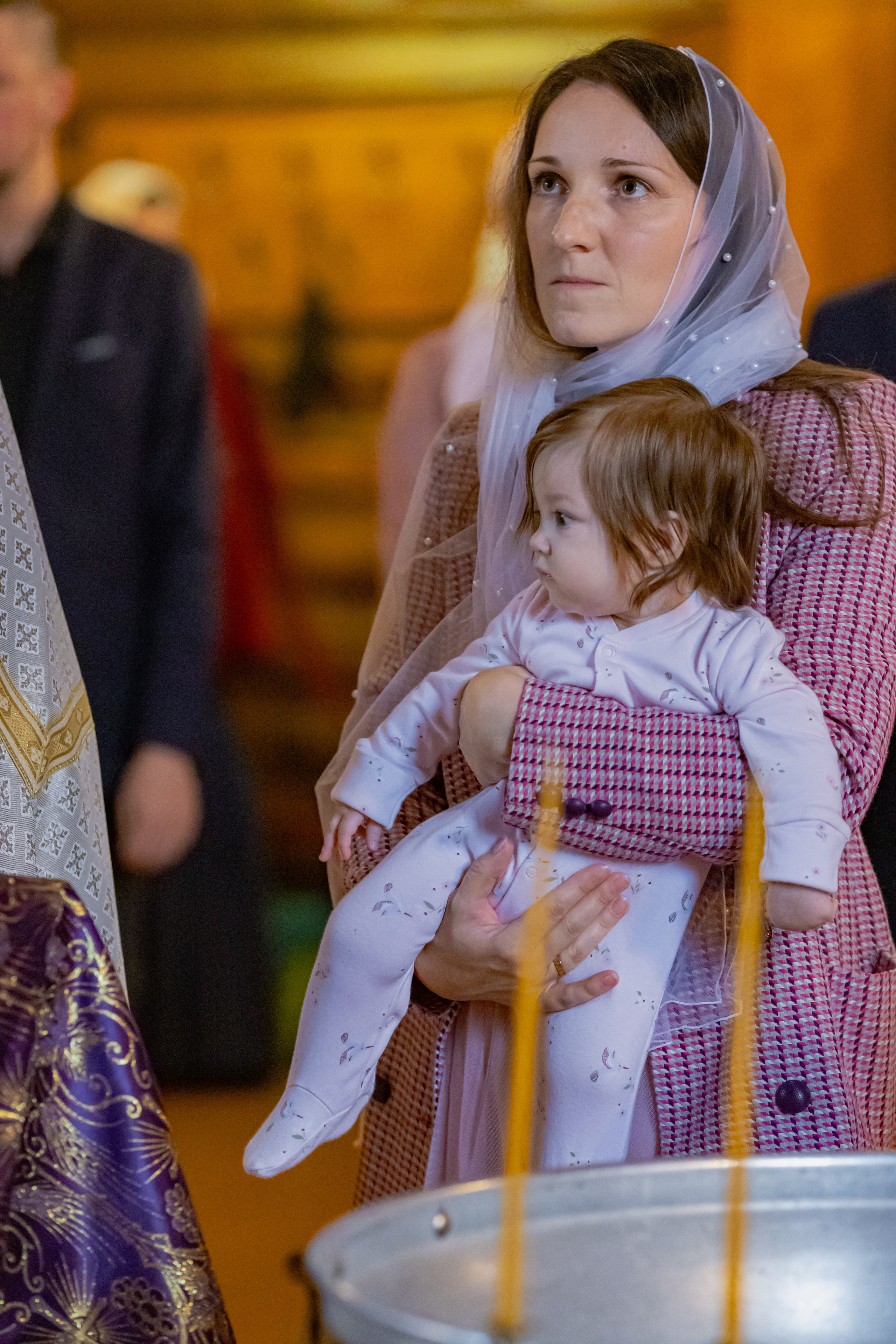 Крещение Полины «Храм святителя Филарета». Детский и семейный фотограф Евгения Вахнеева Москва Зеленоград