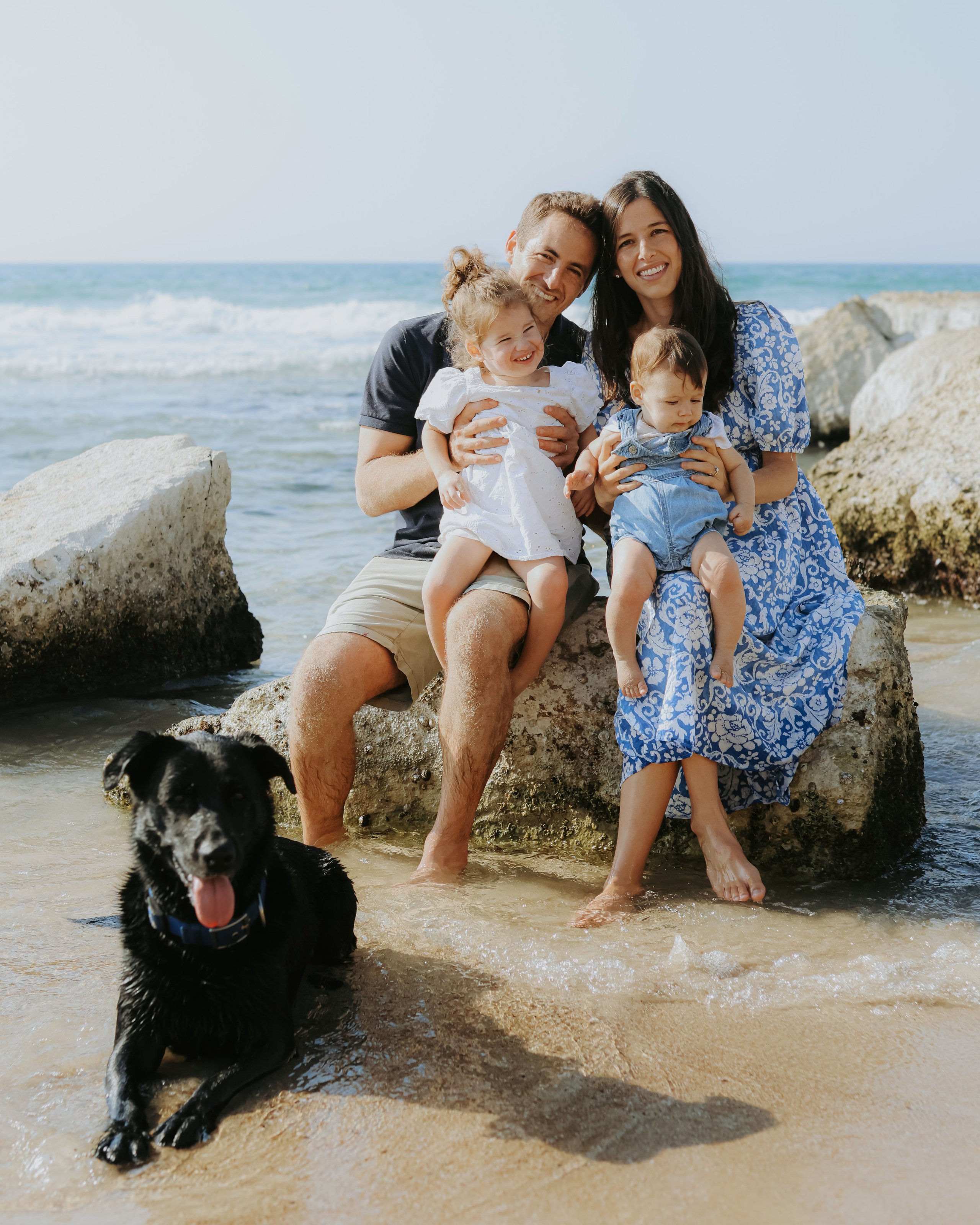 Racheli's family, November 2024. Photographer in Israel Alice Milchin