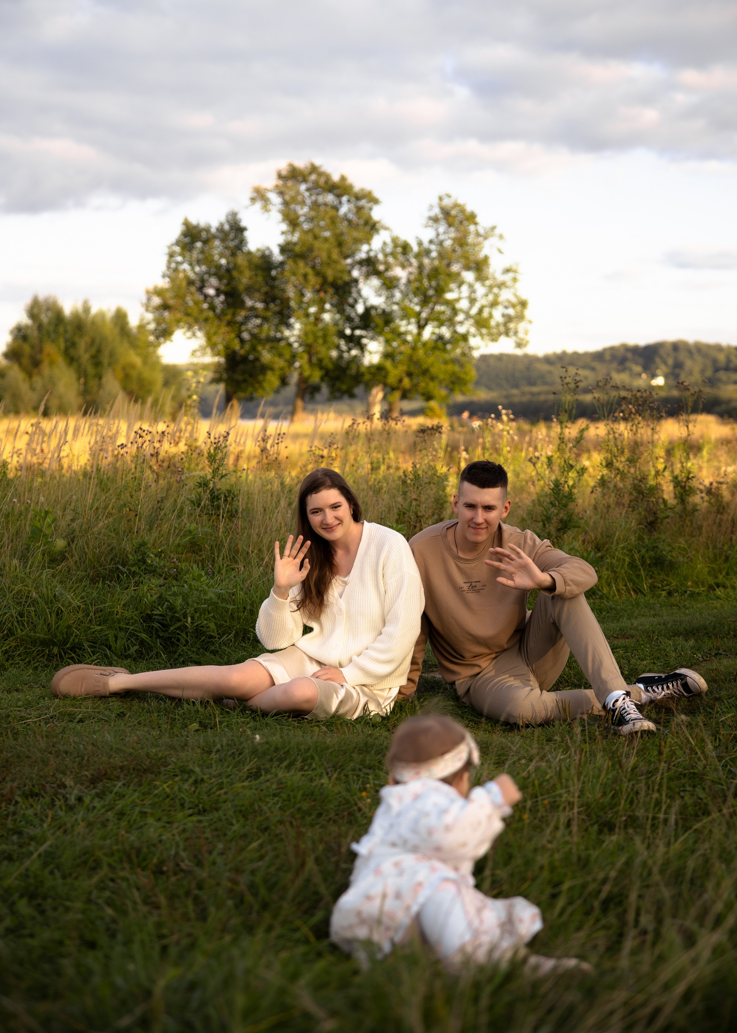 Семейная съемка на природе. Фотограф Ломакина Анастасия