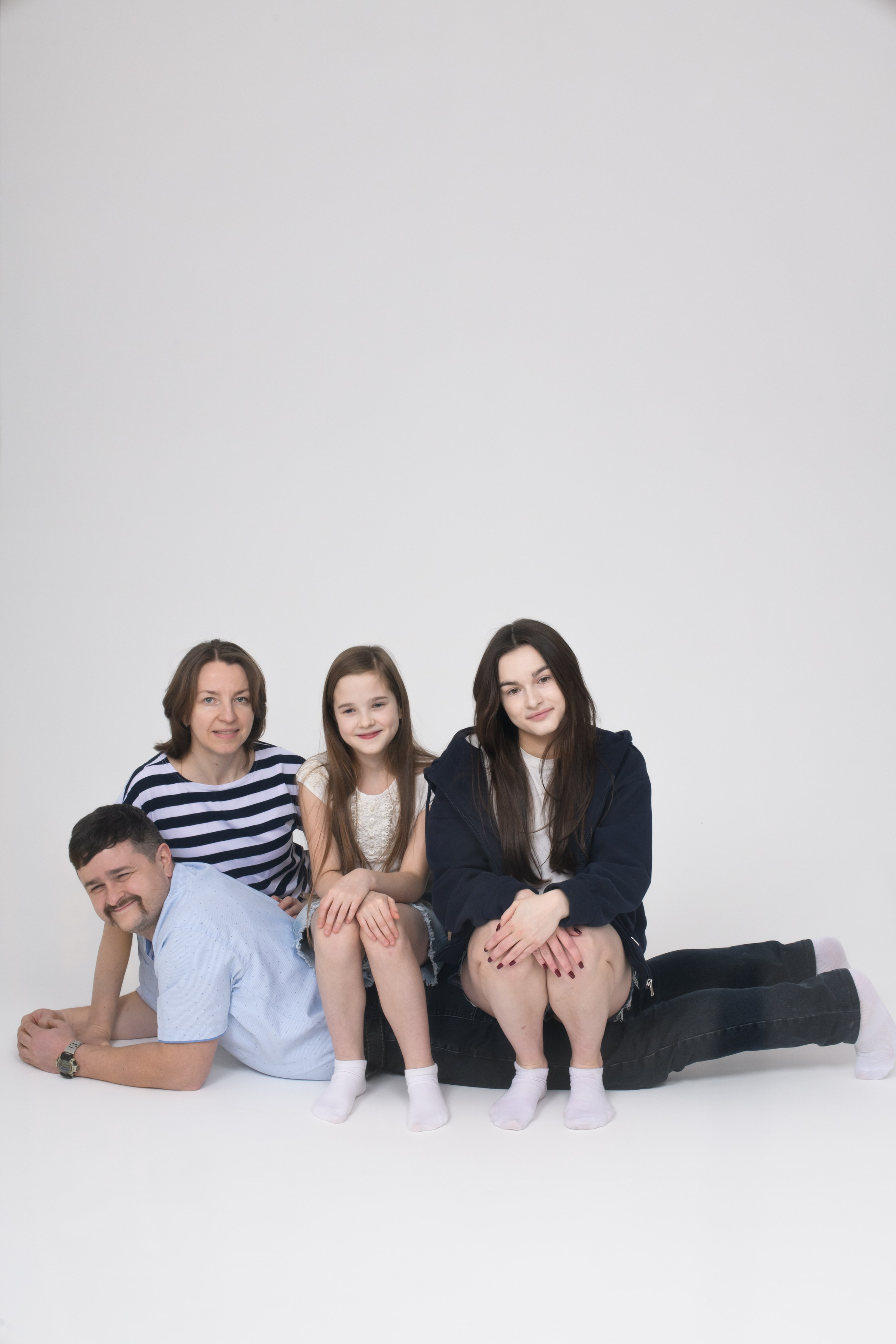 С семьей и друзьями. ON студия автопортрета в Москве