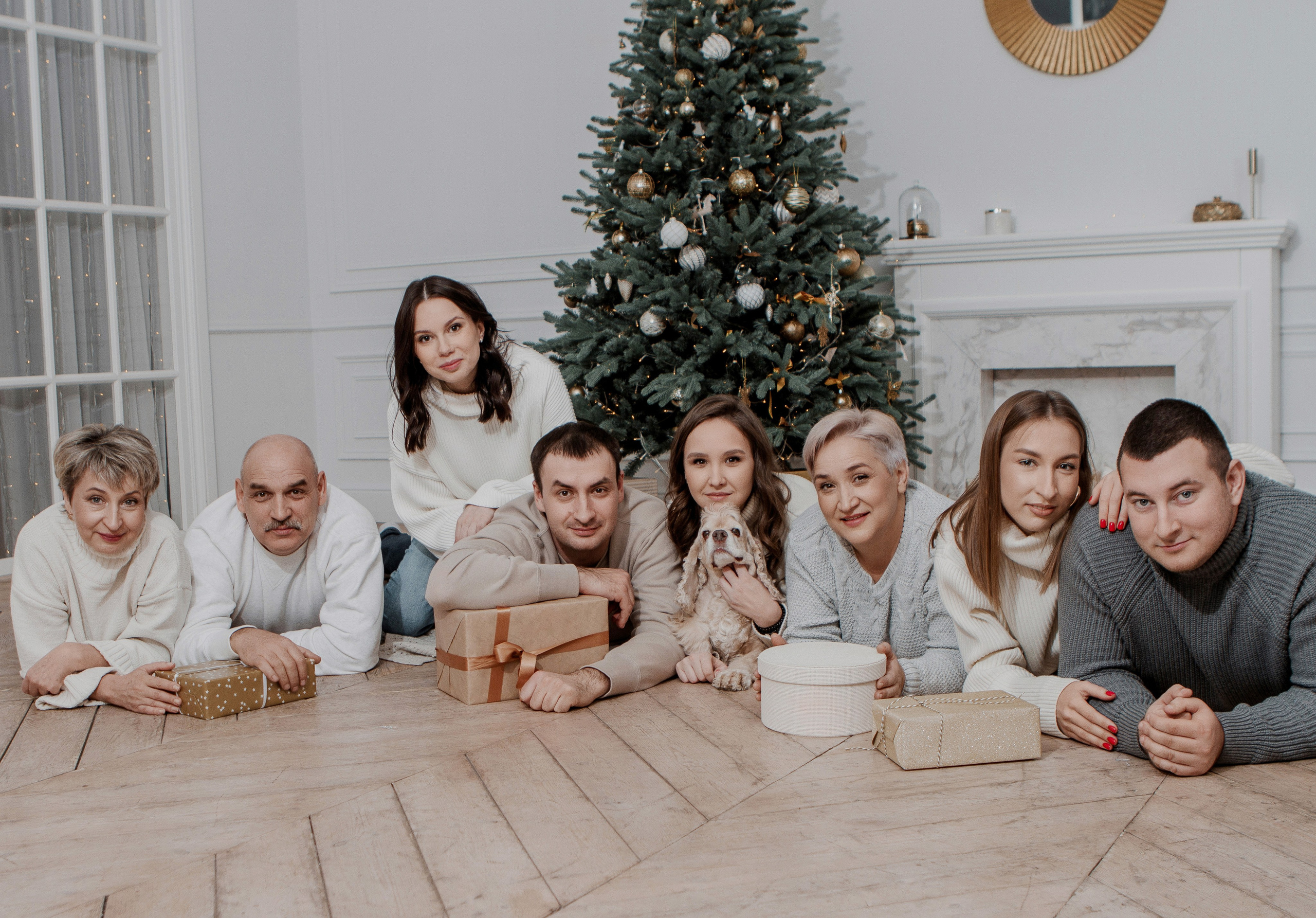 Новогодняя семейная фотосессия. Свадебный и семейный фотограф Ибрагимова Мария из Екатеринбурга