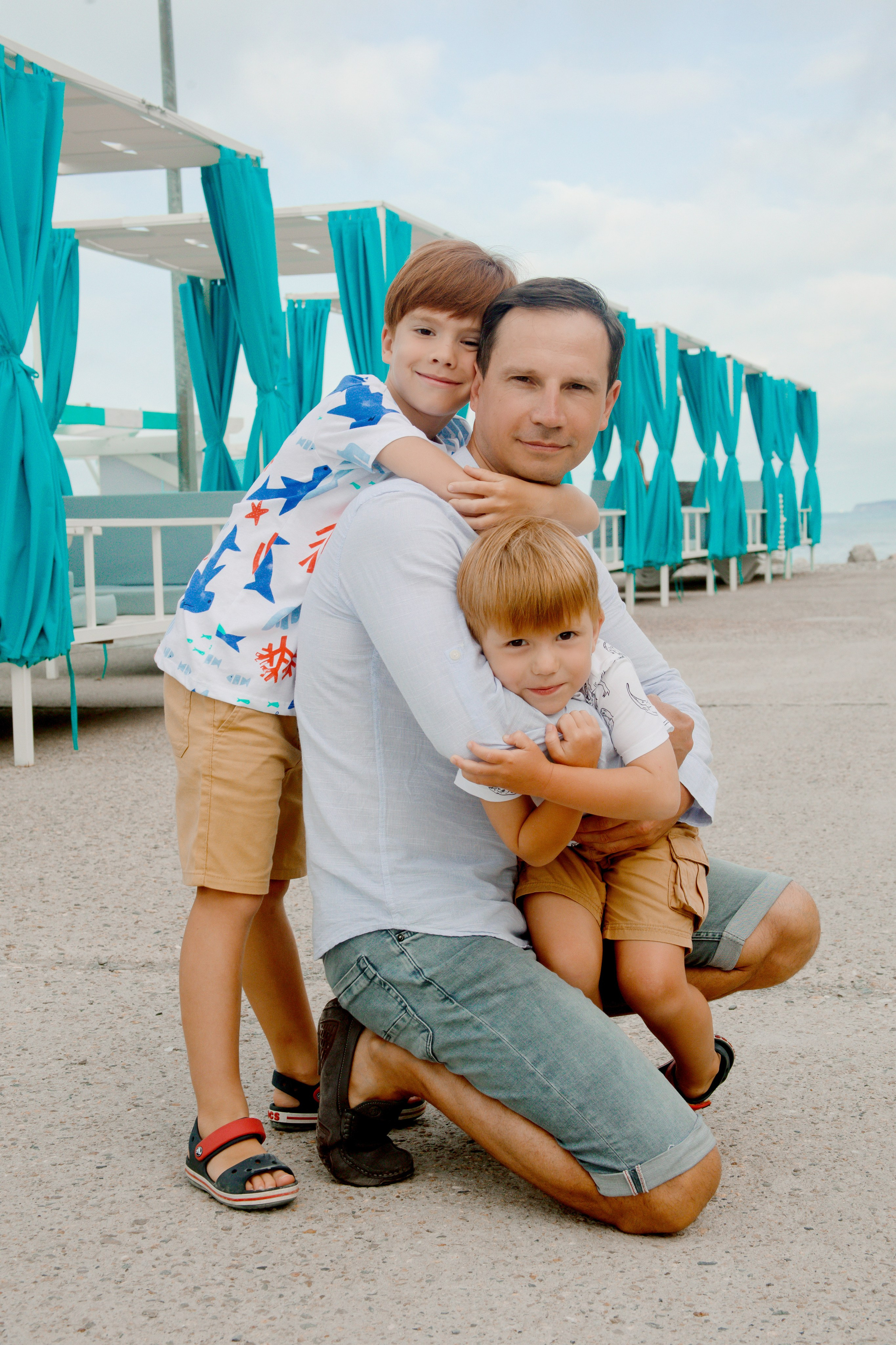 Марина, Саша, Ярик и Герман. Фотограф в Геленджике, Архипо-Осиповке, Абрау-Дюрсо, Кринице Виктория