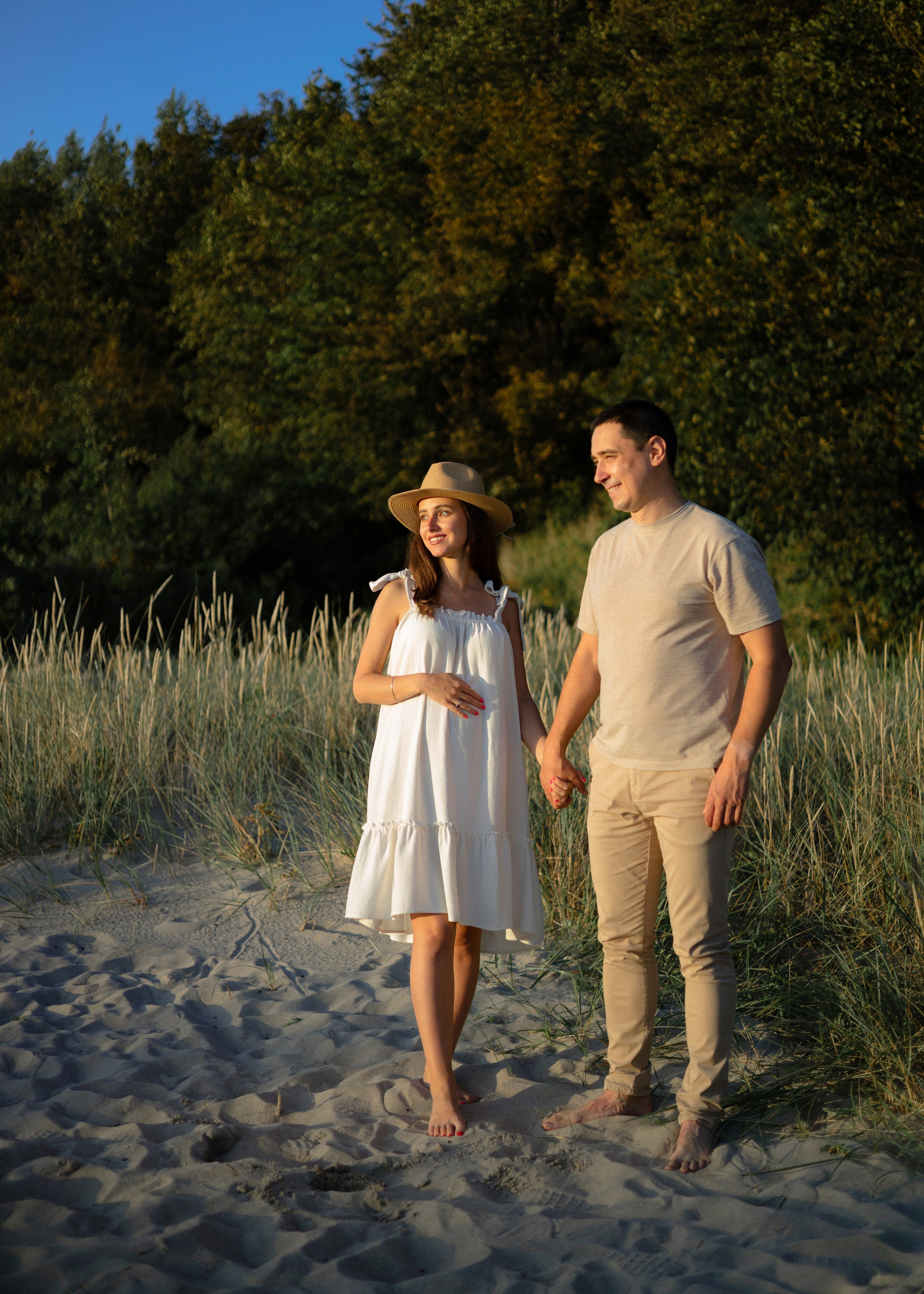 Фотосессия беременности на море. Свадебный фотограф в Калининграде Кристина Воскобойникова