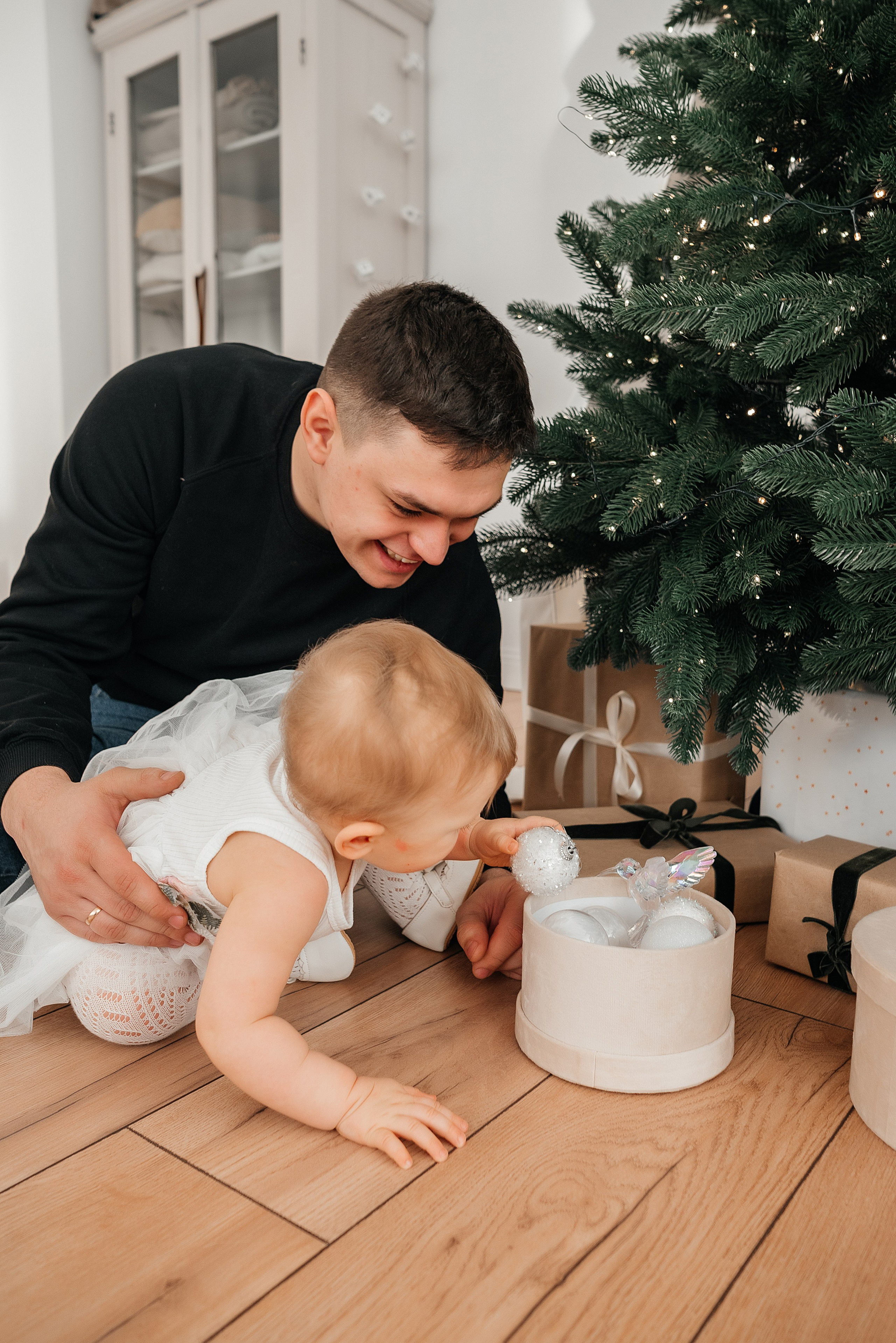 Семейная съемка к Новому году. Фотограф Анастасия Фомина