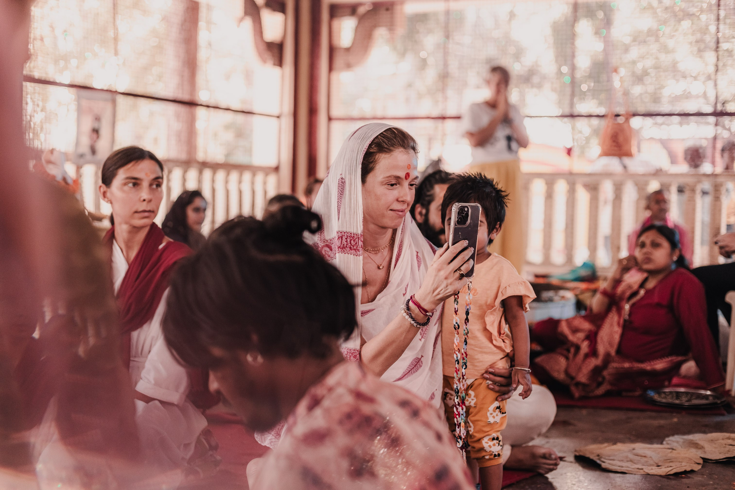 Navaratri yajna at Devraha Baba Ji ashram. Мариам Багдасарян