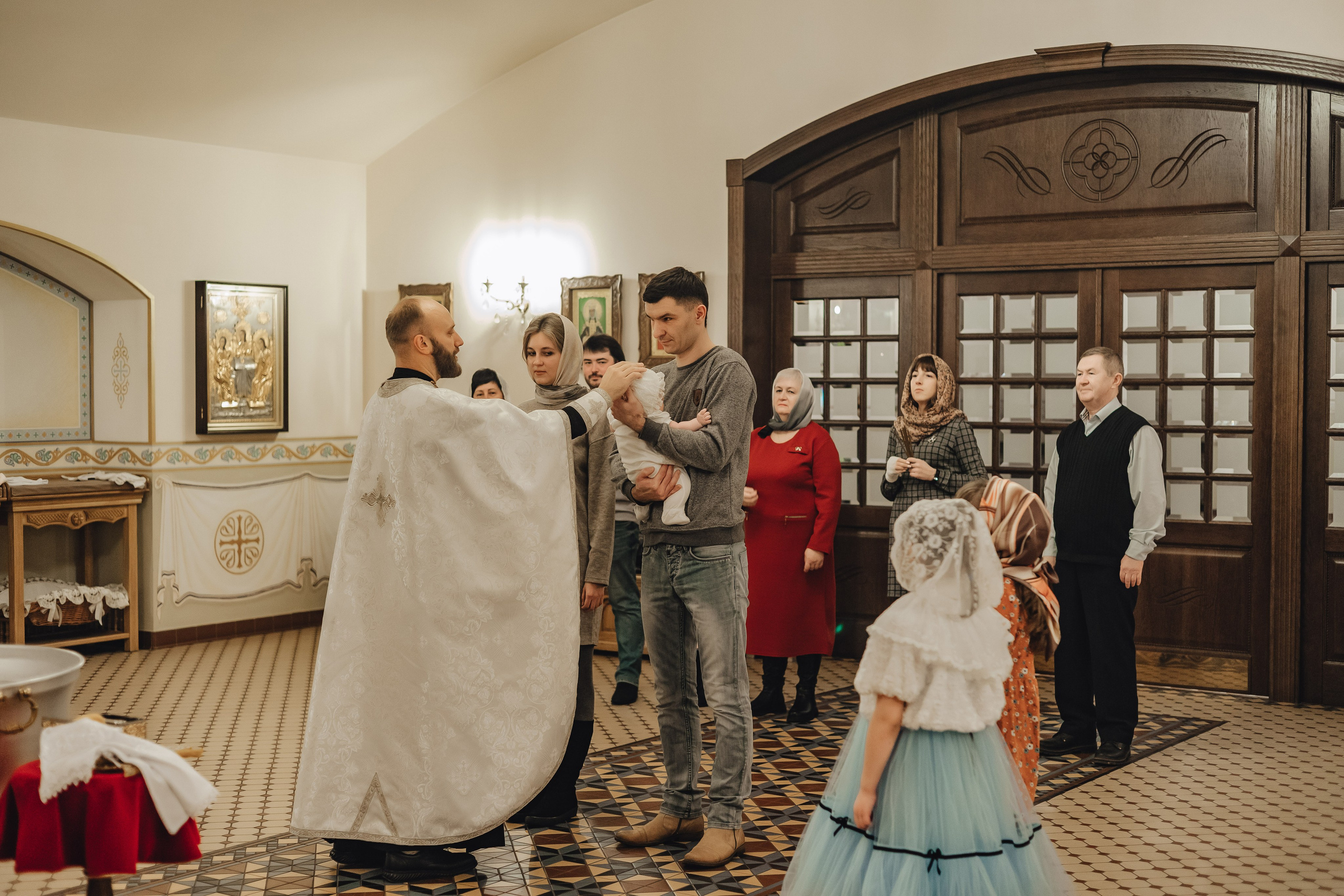 Крещение Анны. Свадебный и семейный фотограф Пушкин Царское Село СПБ Питер Санкт-Петербург и Рязань Ольга Козлова