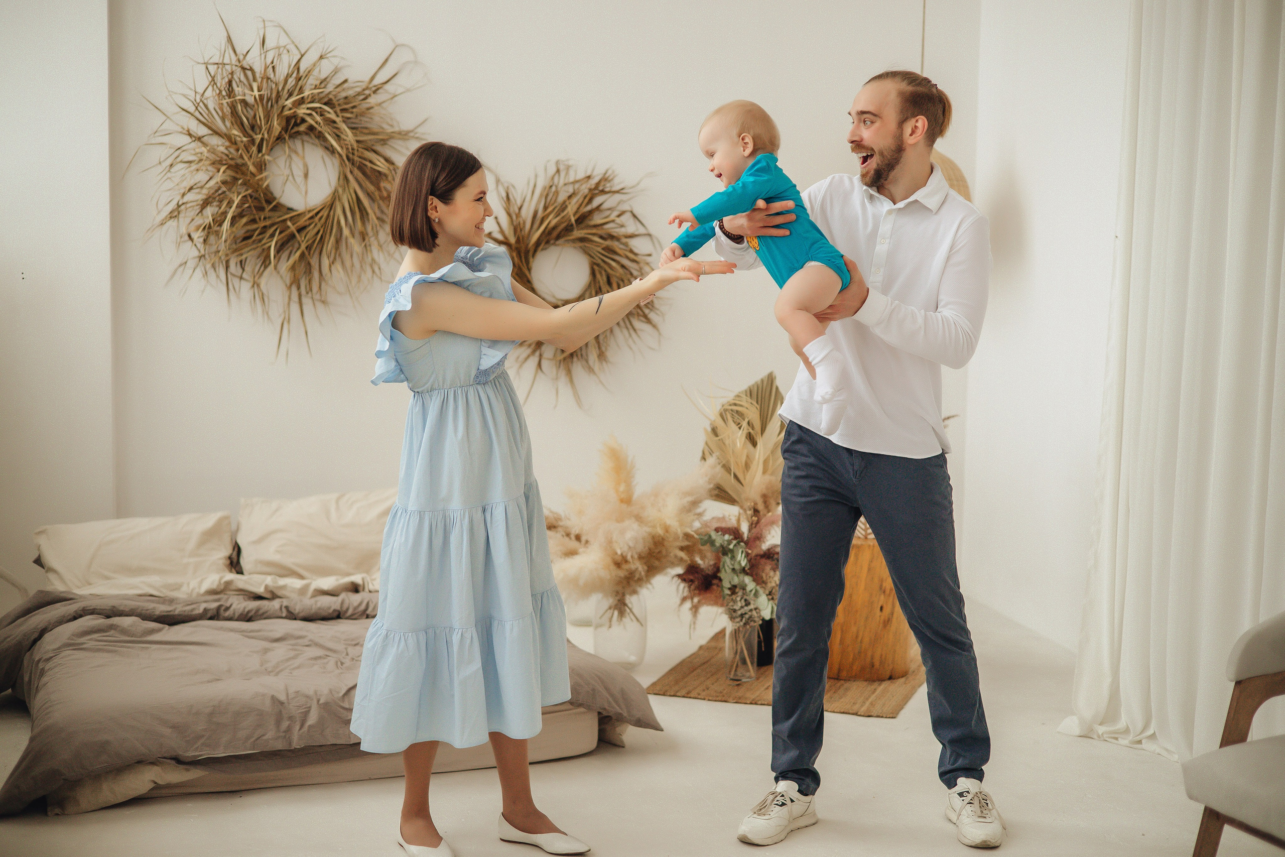 Света + Паша + Ярослав. Студия. Свадебный и семейный фотограф Пушкин Царское Село СПБ Питер Санкт-Петербург и Рязань Ольга Козлова