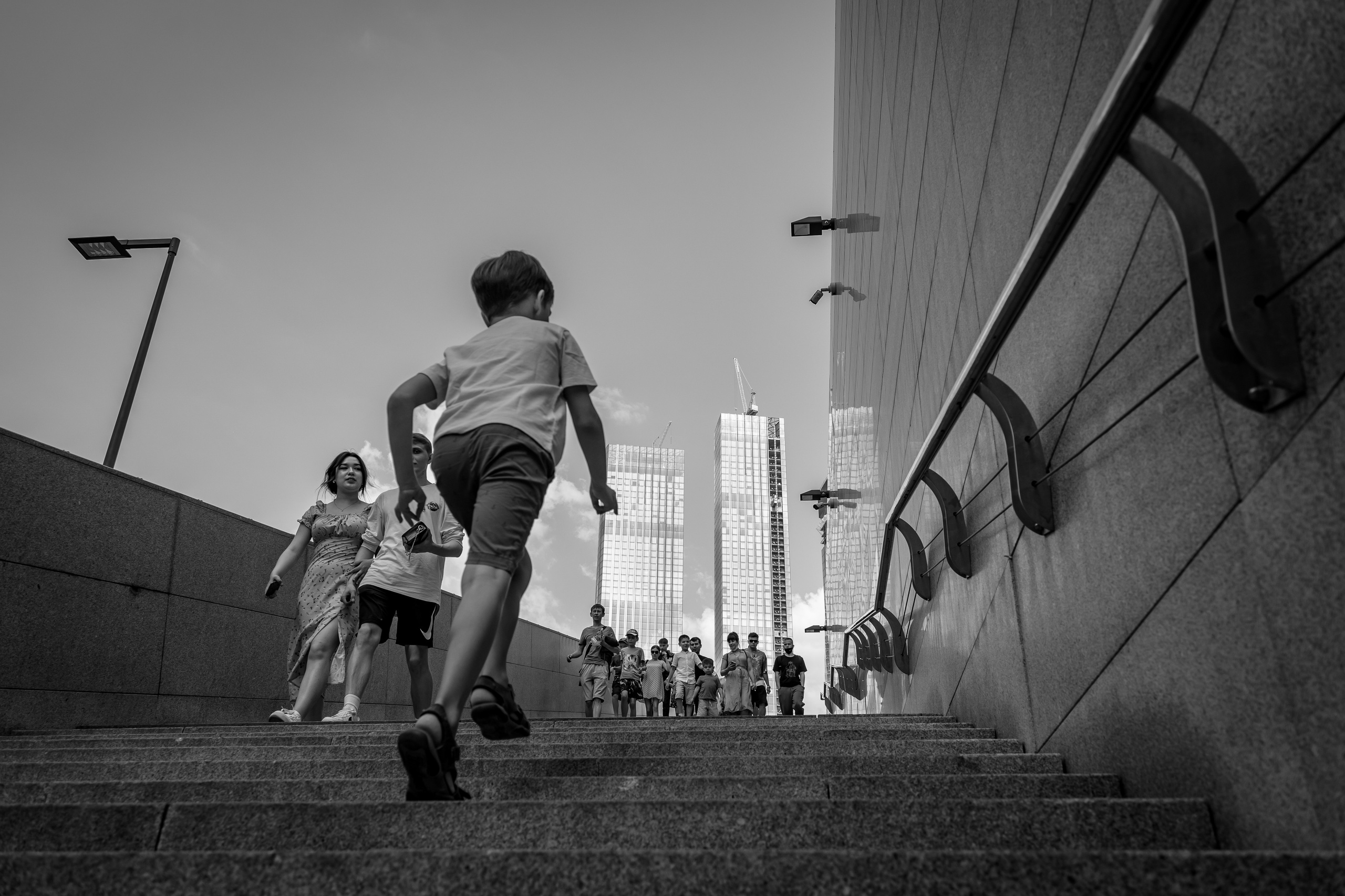 Лестница в Москва-Сити