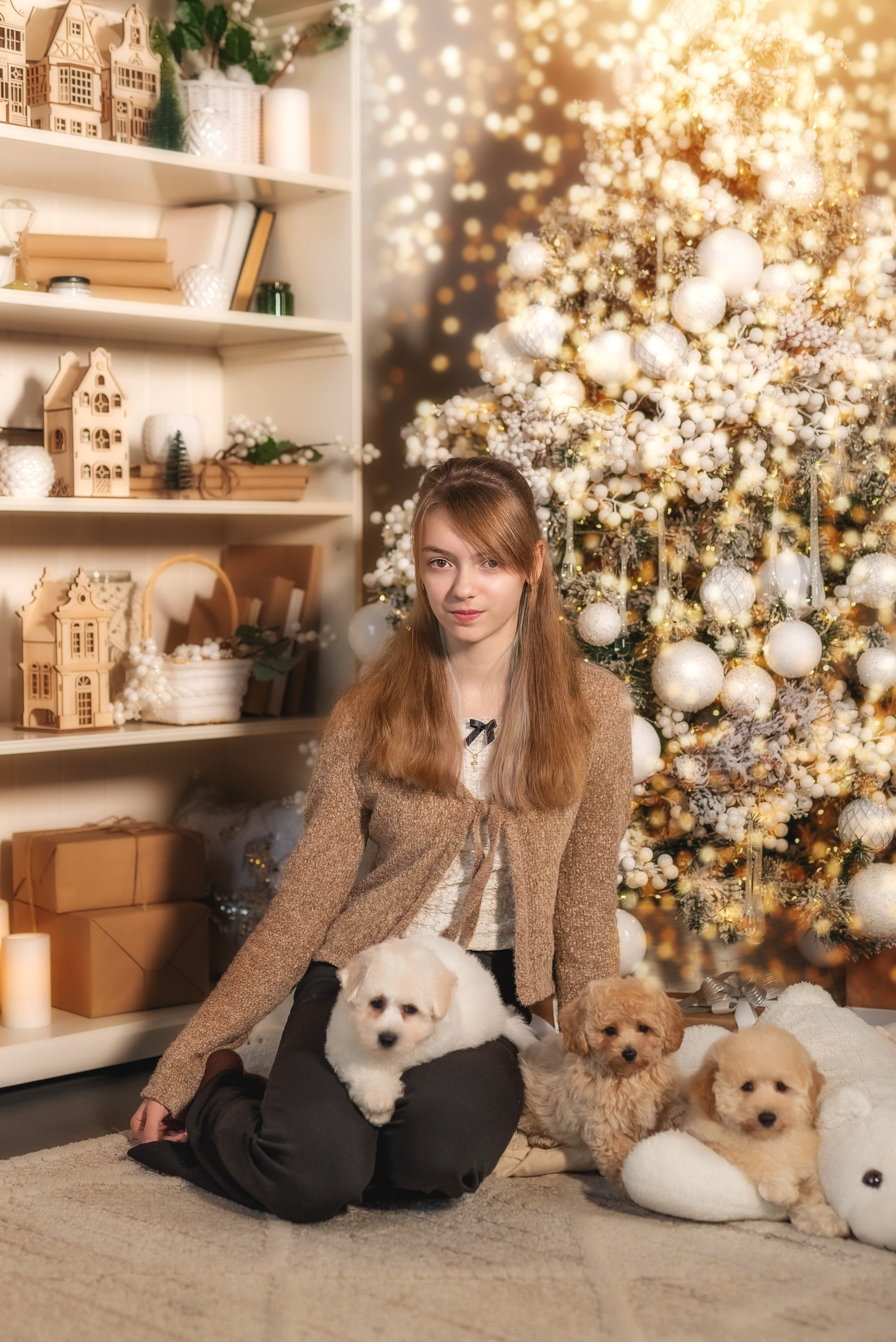 Фотосессия с бишонами. Семейный, детский фотограф в Воронеже Анна Никитина