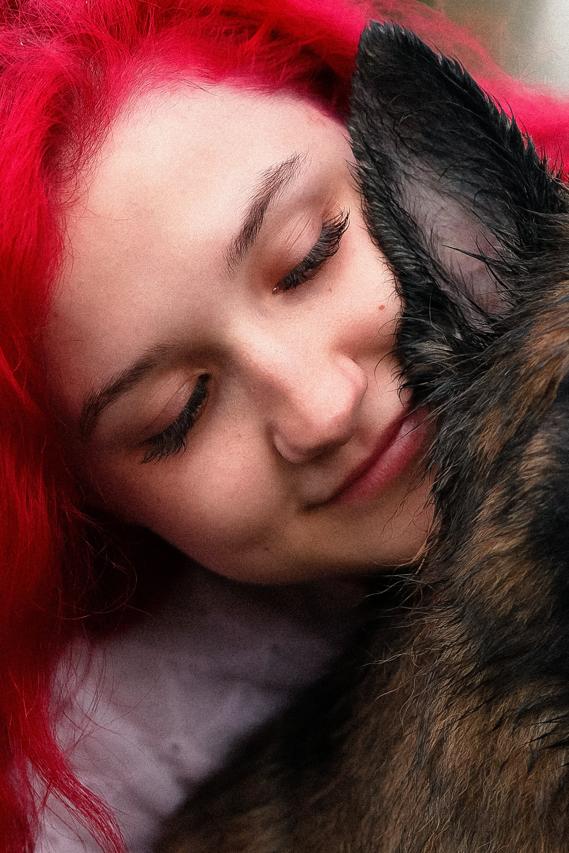 Алена, Фанни и Фрея. Фотограф и видеограф анималист Аганина Дарья