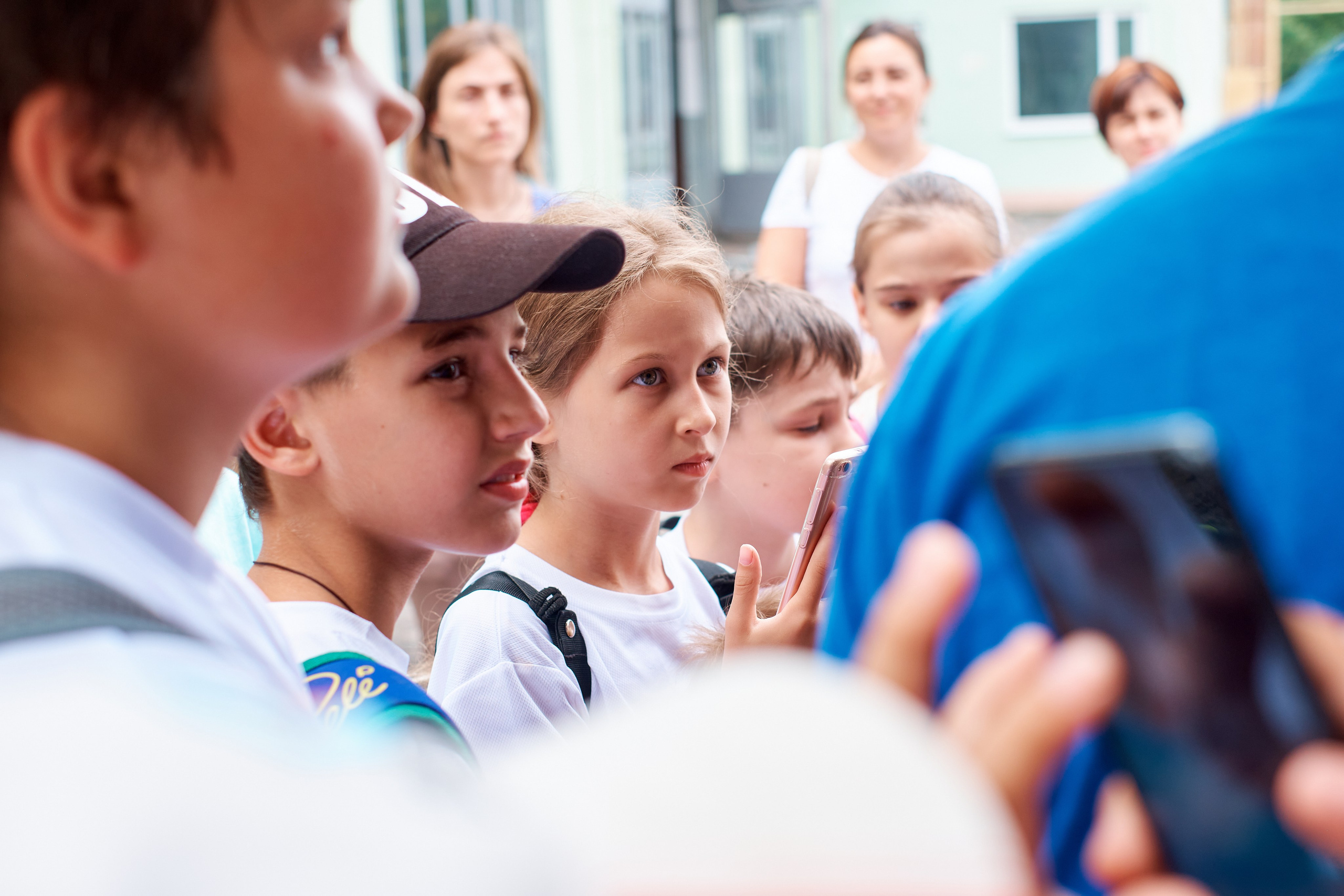 Детский лагерь ДЮНА. Поход в «Пожарно-спасательную часть № 22». Фотограф Таганрог Анна Трайжон