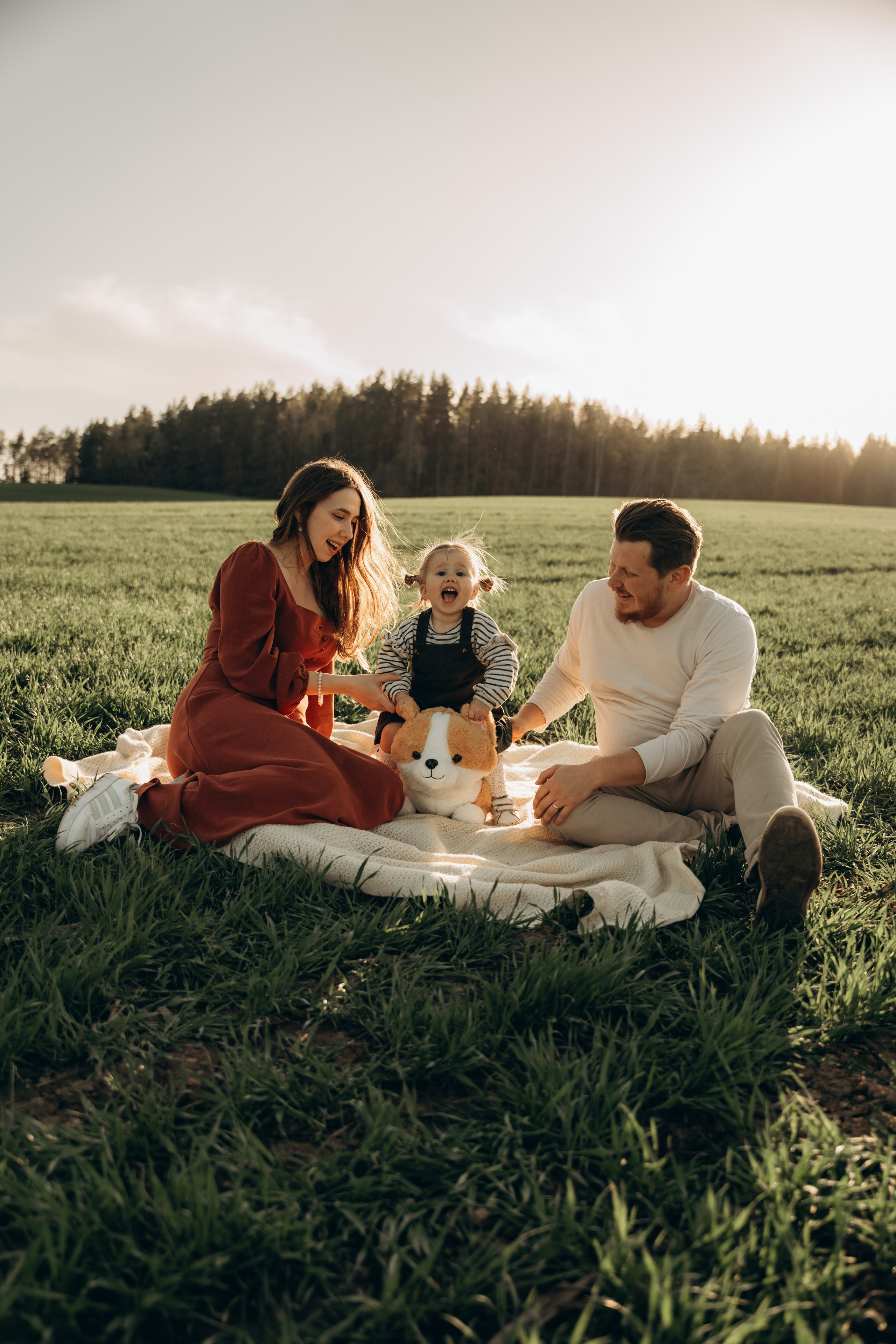 Аня, Матвей и Эбби. Фотограф Мария Миллс | Минск