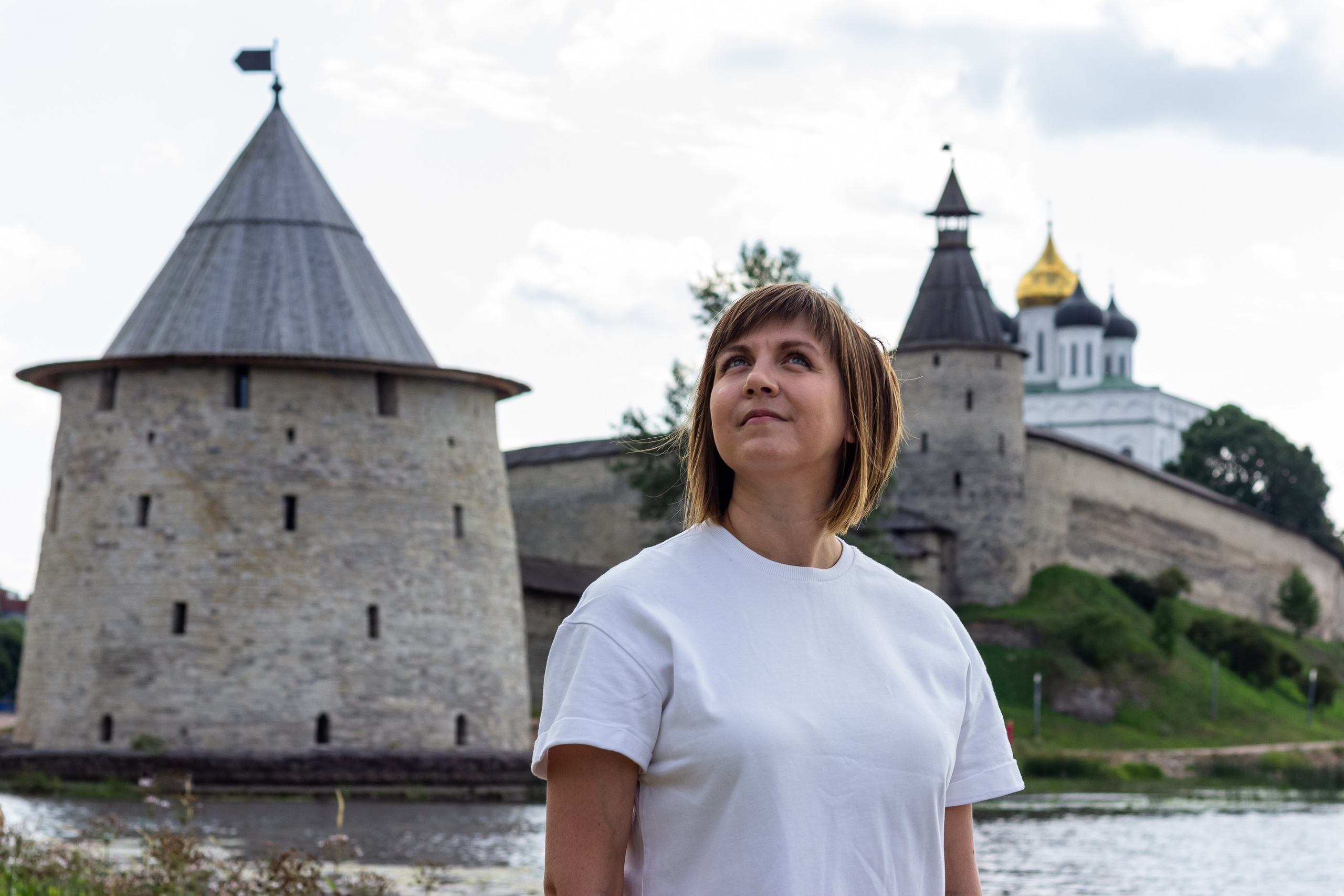 Семейная прогулка по Пскову. Фотограф Елена Зиновьева