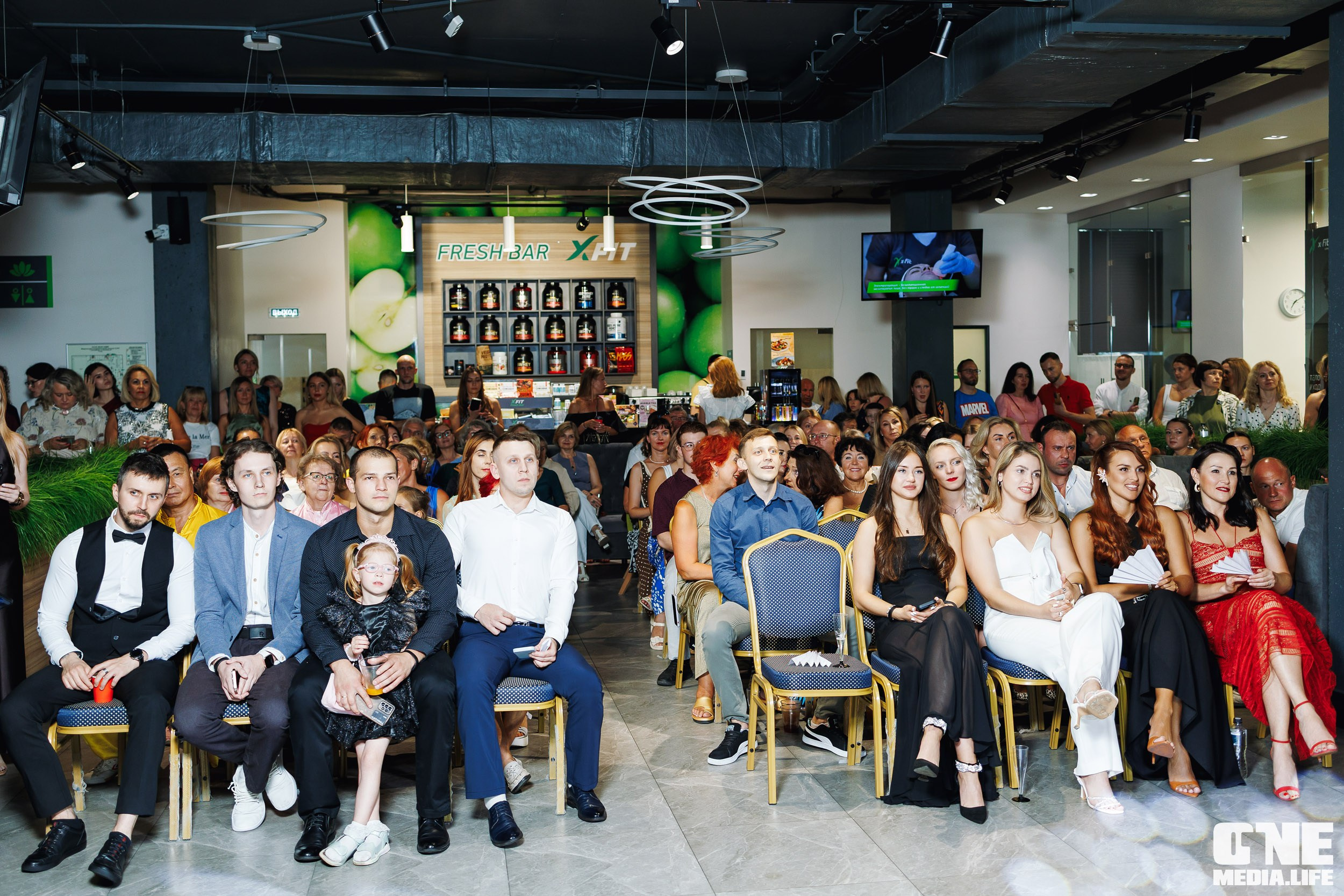 Фоторепортаж с 5-летия фитнес-клуба X-Fit. One Media Life: фоторепортажи, фотоотчеты с мероприятий и заведений