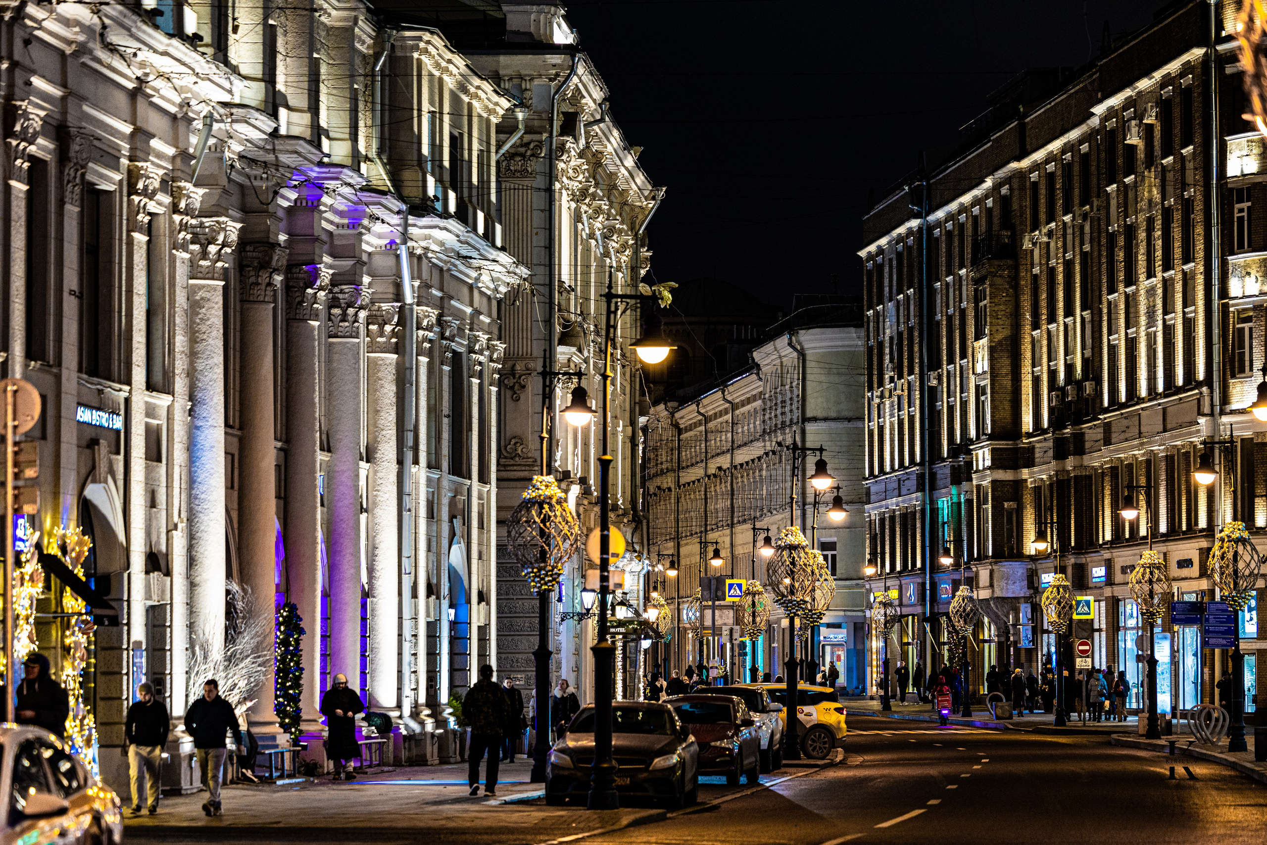 Москва ночью. Декабрь 2024. Фотографирую жизнь! Московский фотограф волонтер