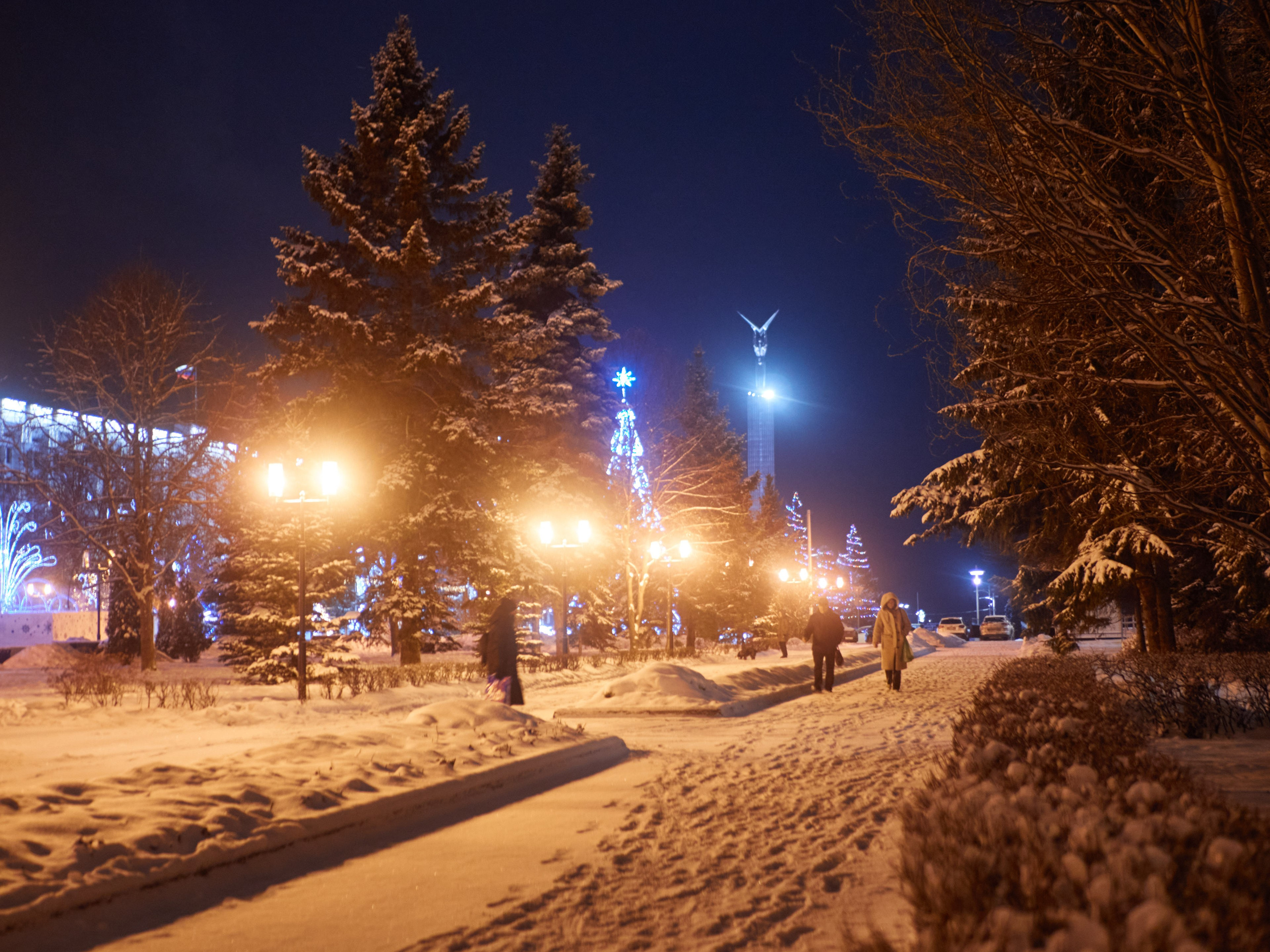Новогодние виды Самары