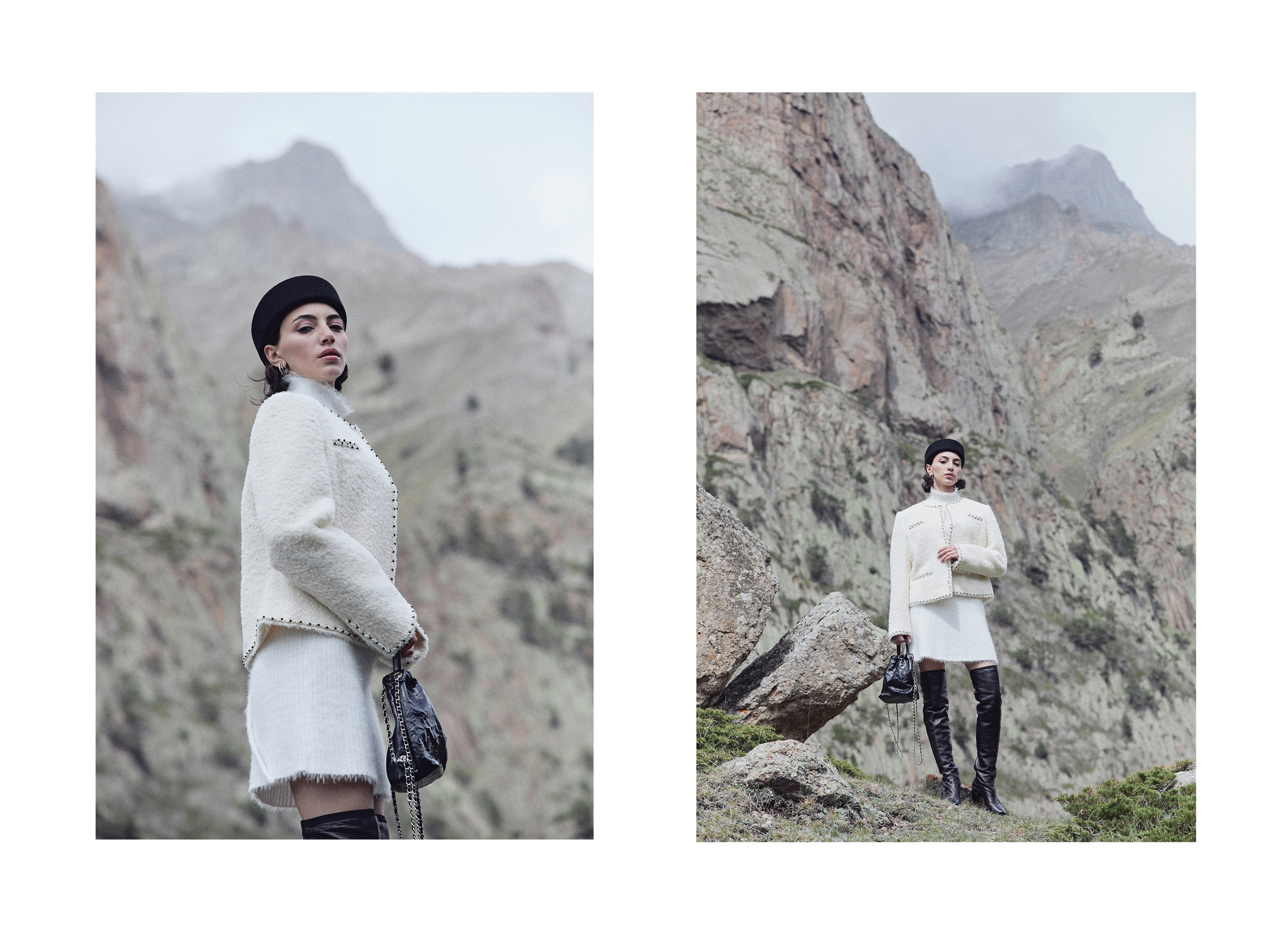 Имиджевая съемка для бренда в горах. Фотограф Продюсер в горах КБР / Москва  Нальчик Горы