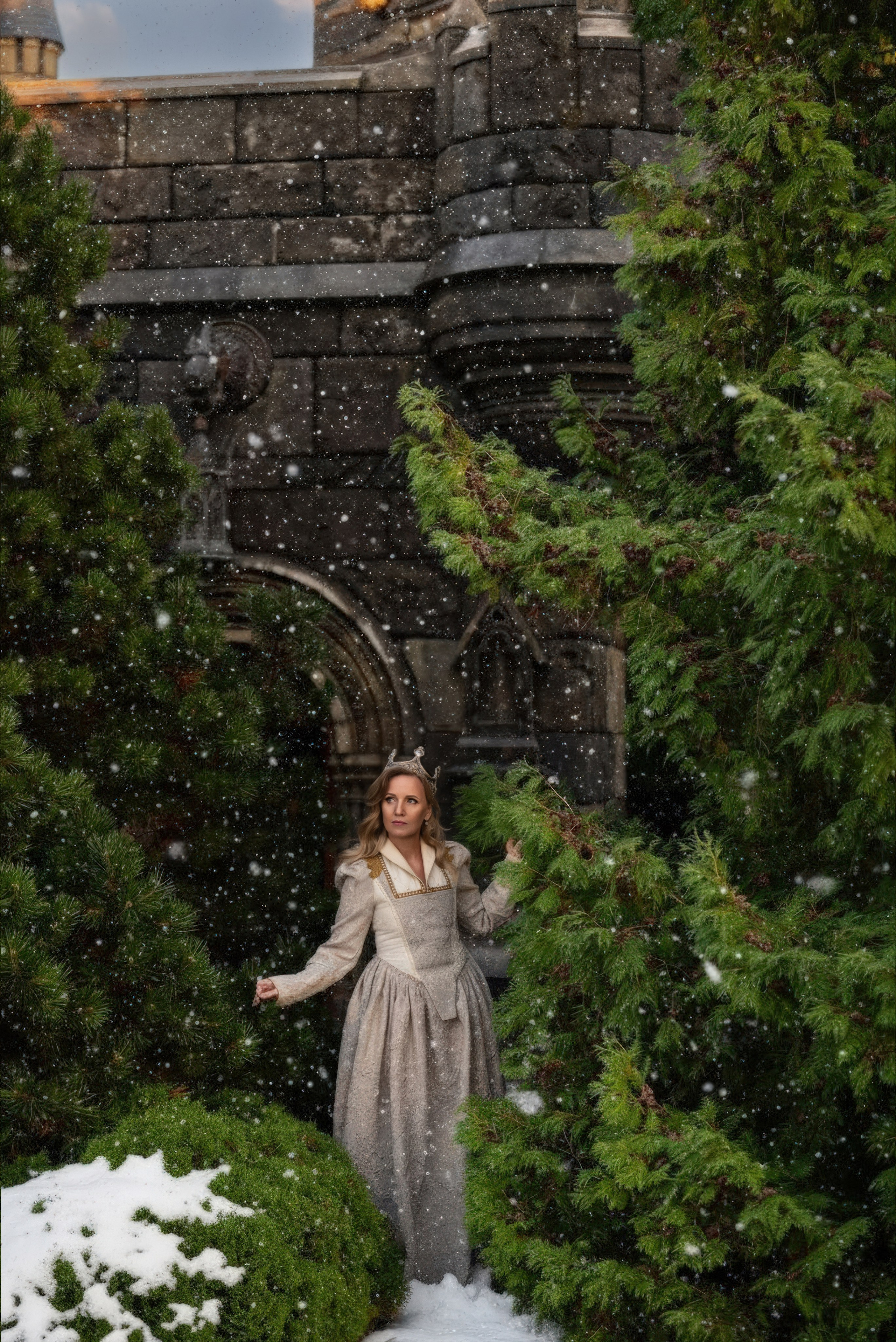 Новогодняя фотосессия в Замке Гарибальди. Фотограф Батурин Денис — Фотосессия в Замке Гарибальди