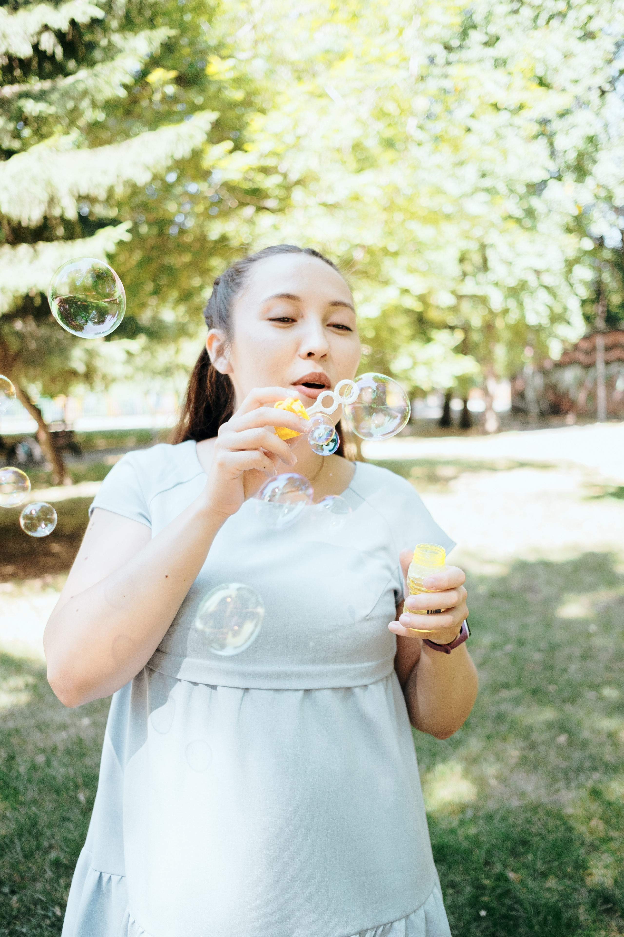 Ильмира и Ева в парке. Семейный фотограф Уфа Головченко Анастасия
