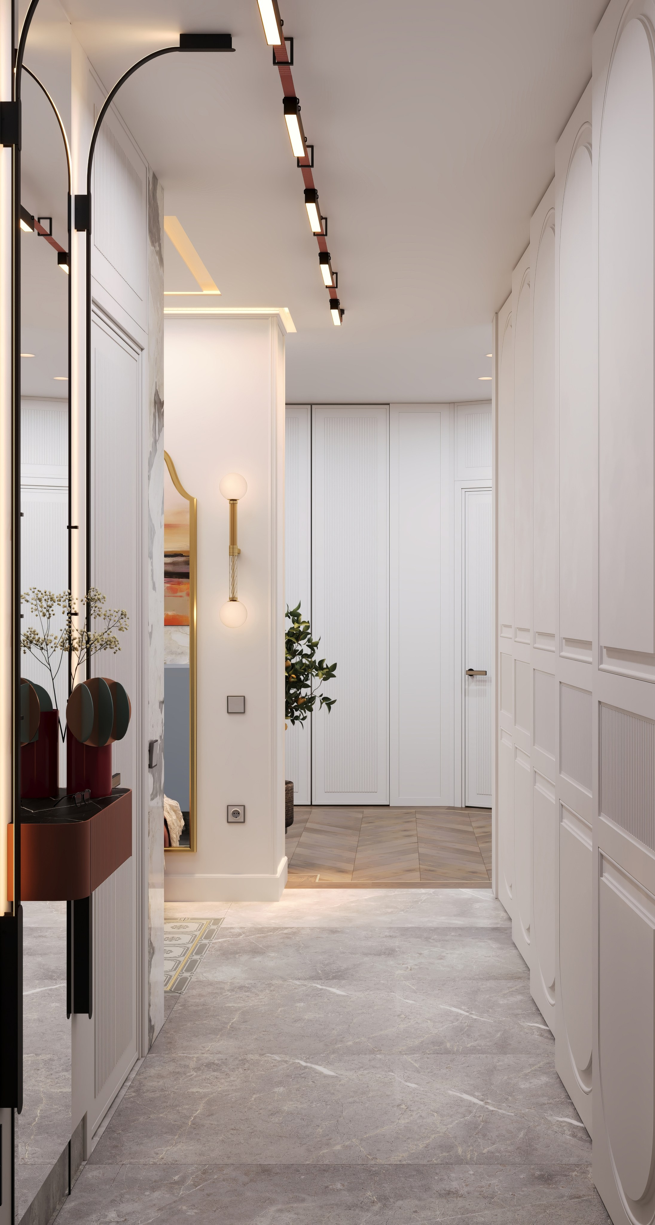 3D Визуализация квартиры пгт Заречье 62.7 m². Заказать 3Д визуализацию интерьеров — Дарья Веденёва